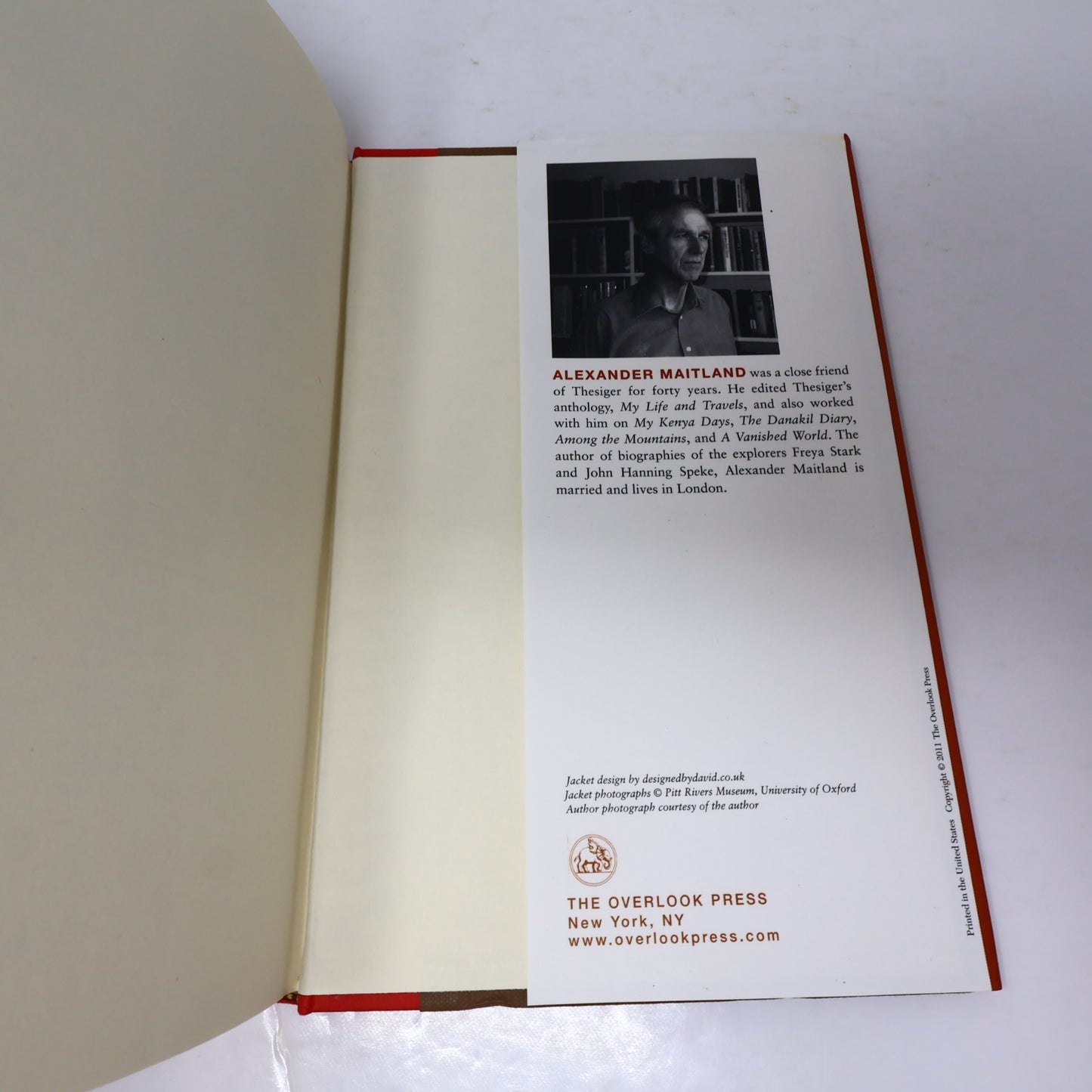 Wilfred Thesiger the Life of the Great Explorer Alexander Maitland 2011 HC DJ