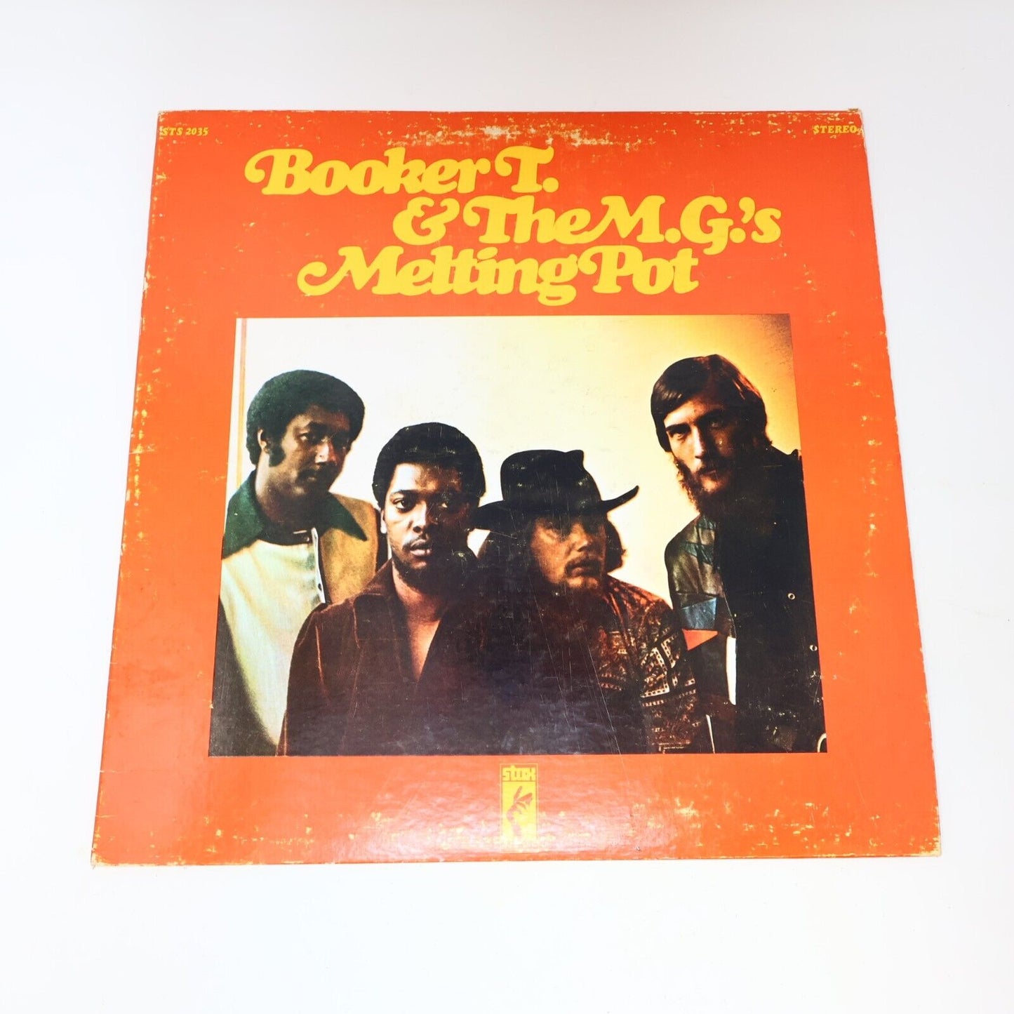 Booker T. & the M.G.'s Melting Pot Stax STS-2035 LP Vinyl Record Fuquawi Hi Ride