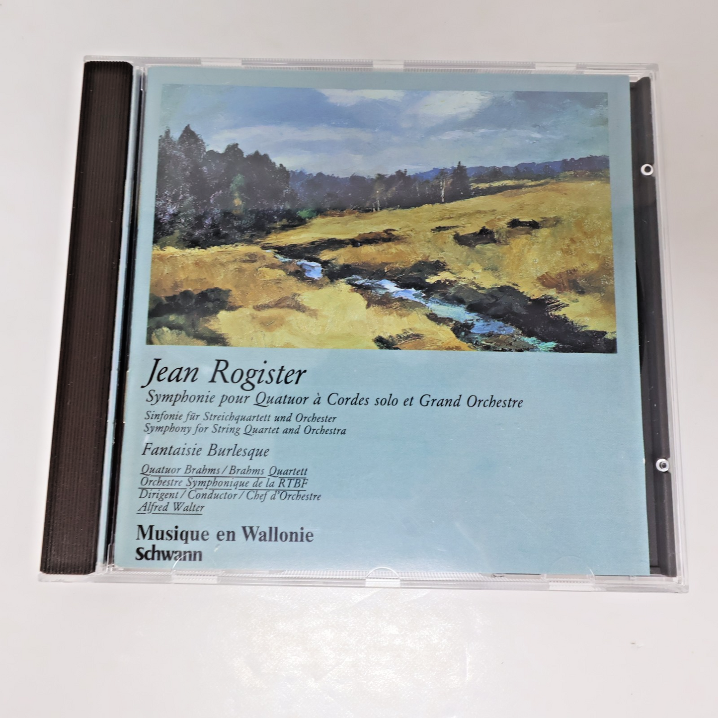 Jean Rogister Symphonie Pour Quatuor À Cordes Solo Et Grand Orchestre CD Walter