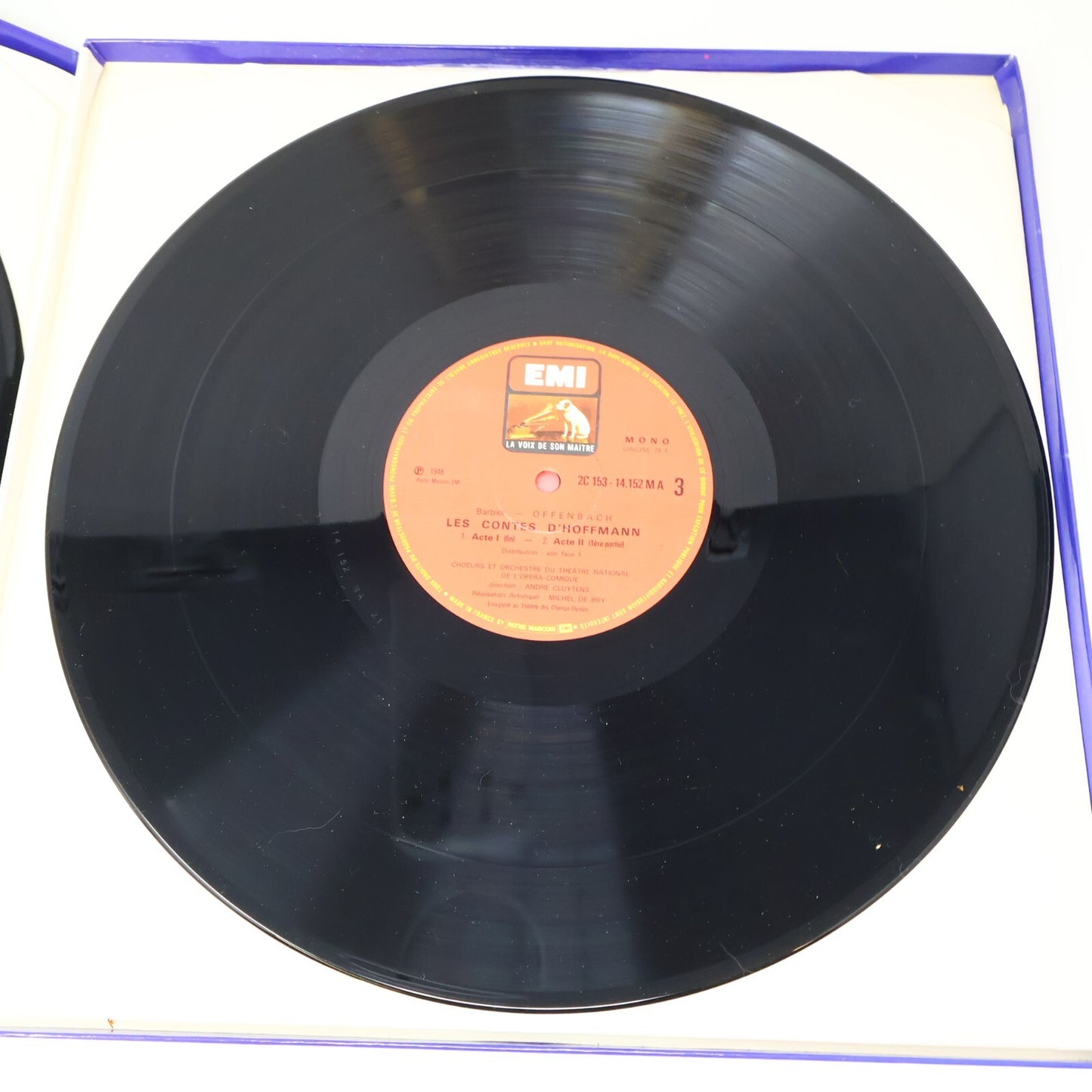 Offenbach Les Contes D'Hoffmann Geori Boué Bovy 3 LP Record Disque 2C 153-1415/3