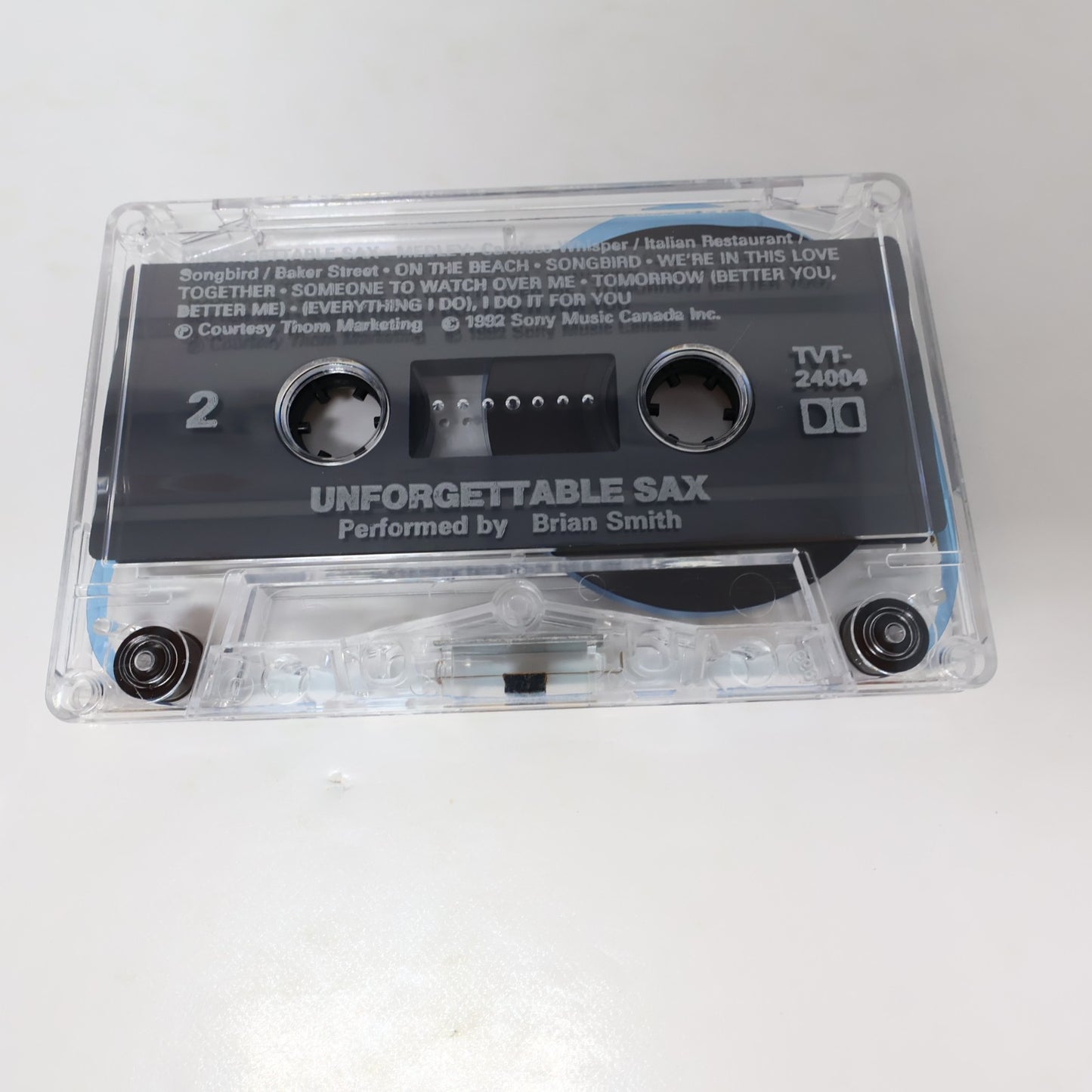 Unforgettable Sax Cassette Brian Smith Unforgettable/Summertime Jazz Sony 1992
