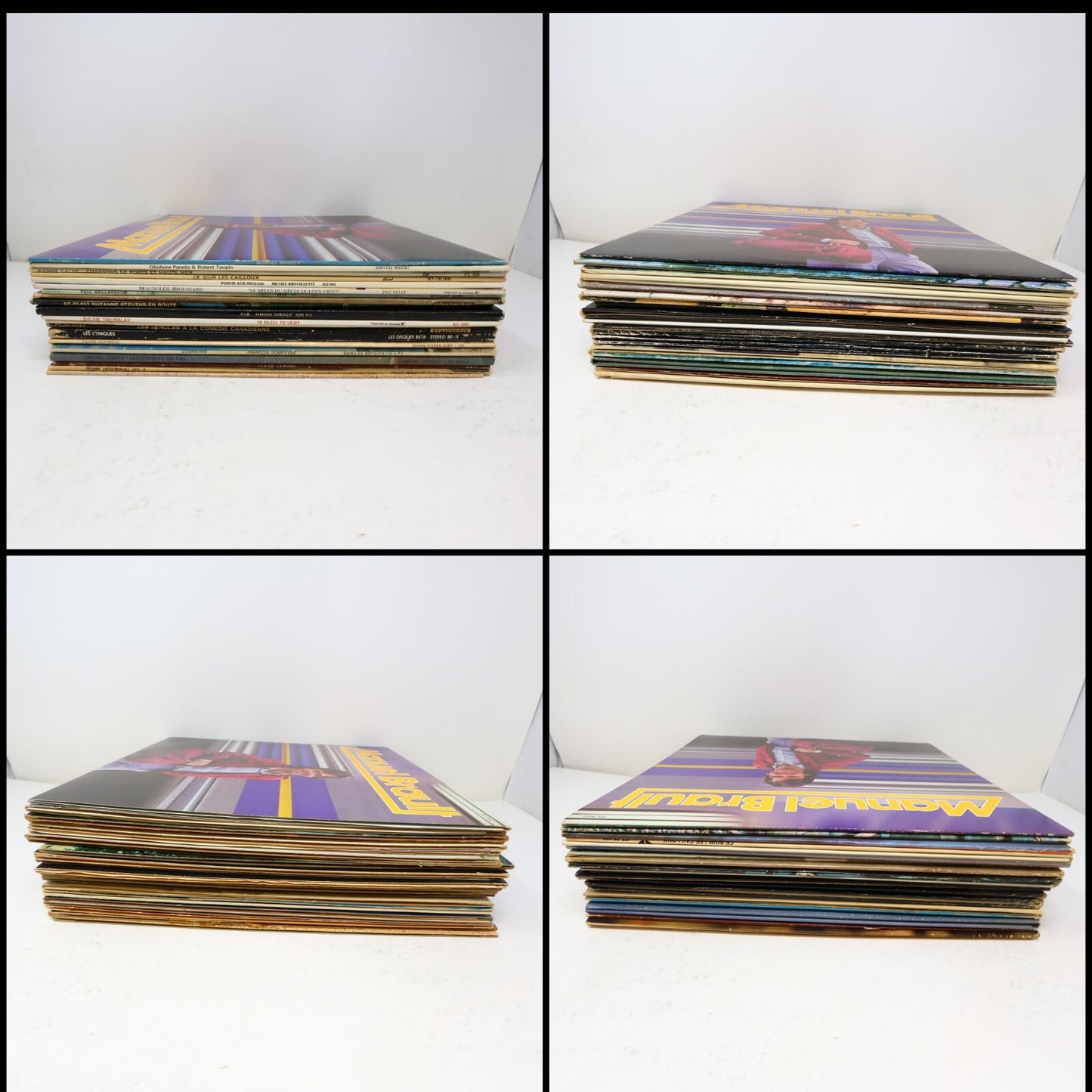 Pop Québécois 1960-70-80s Lot 20 Disques LP Thibeault/Baillargeon/Brault/Toupin