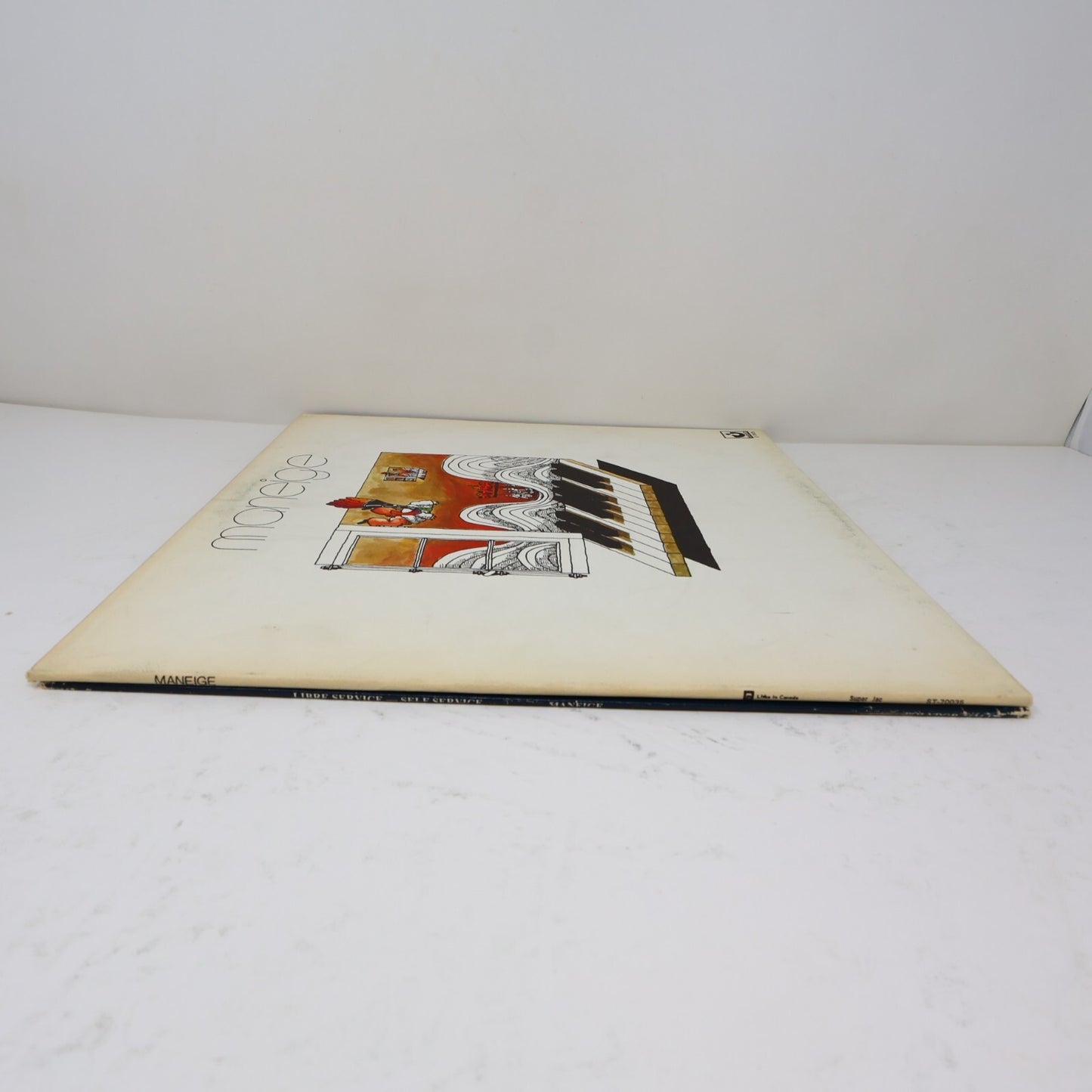 Maneige Lot 2 Disques Libre Service/Éponyme LP Record Vinyl 1975 1978 Prog Rock