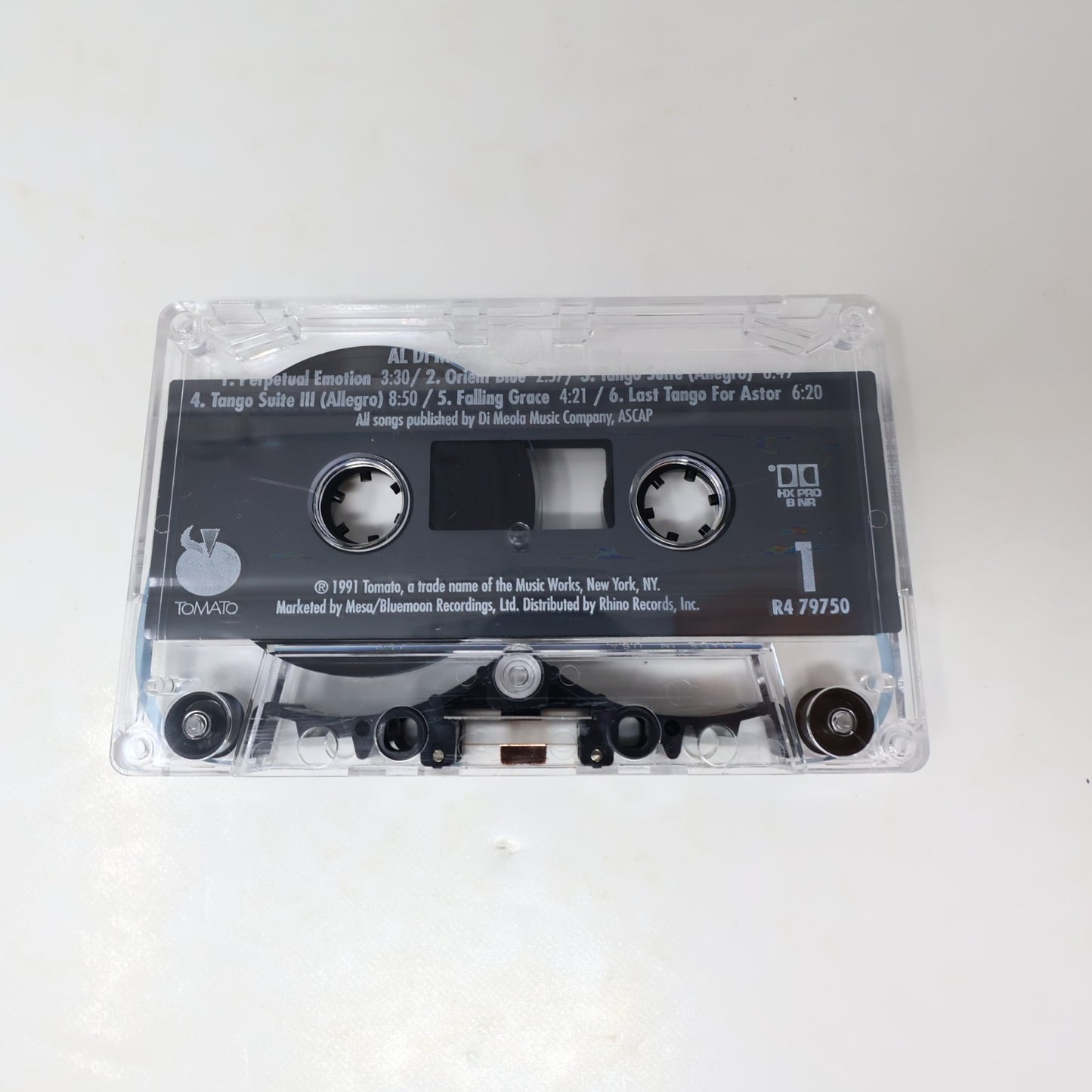 Al Di Meola World Sinfonia Cassette Tomato 1991 R4 79750 Perpetual Emotion