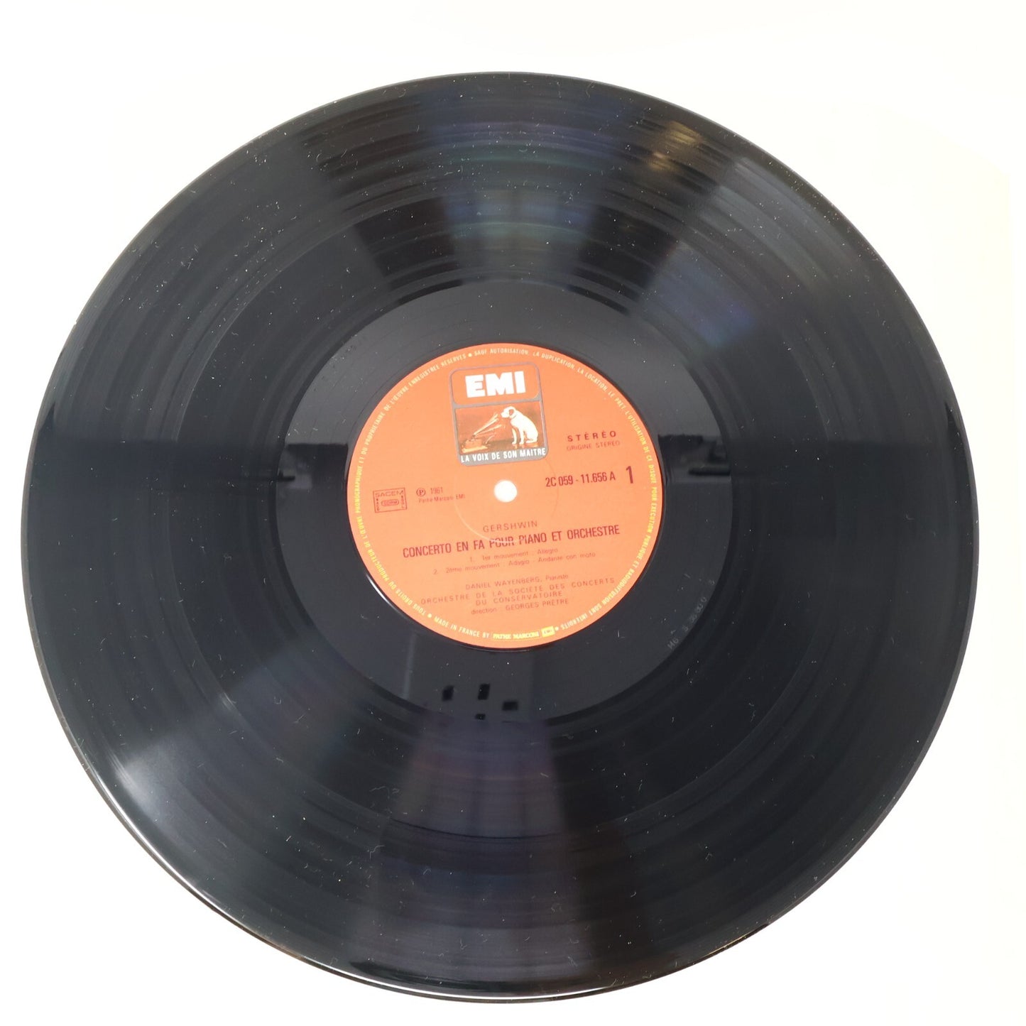Gershwin Rhapsody In Blue Daniel Wayenberg G. Prêtre Disque Record C 059-11656