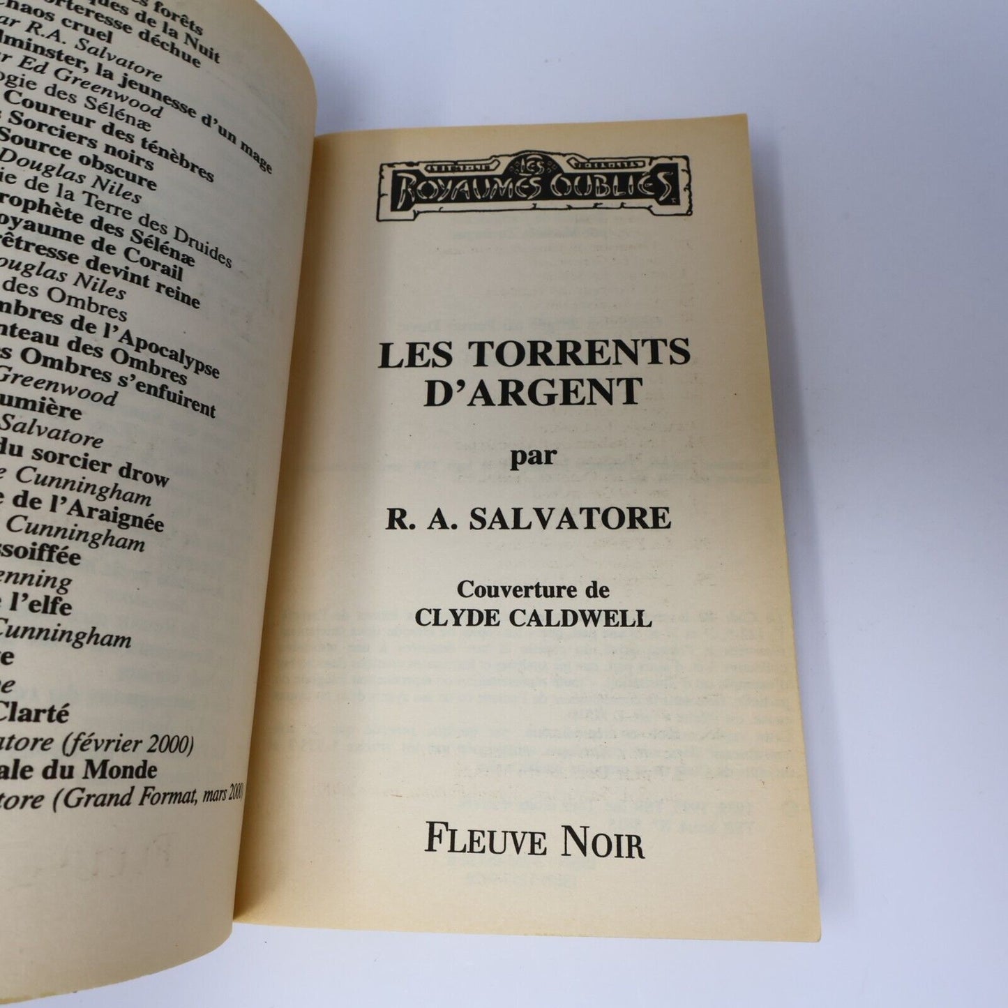 Lot 2 Livres Royaumes Oubliés #16-17 La Trilogie du Val Bise Fantasy Français PB