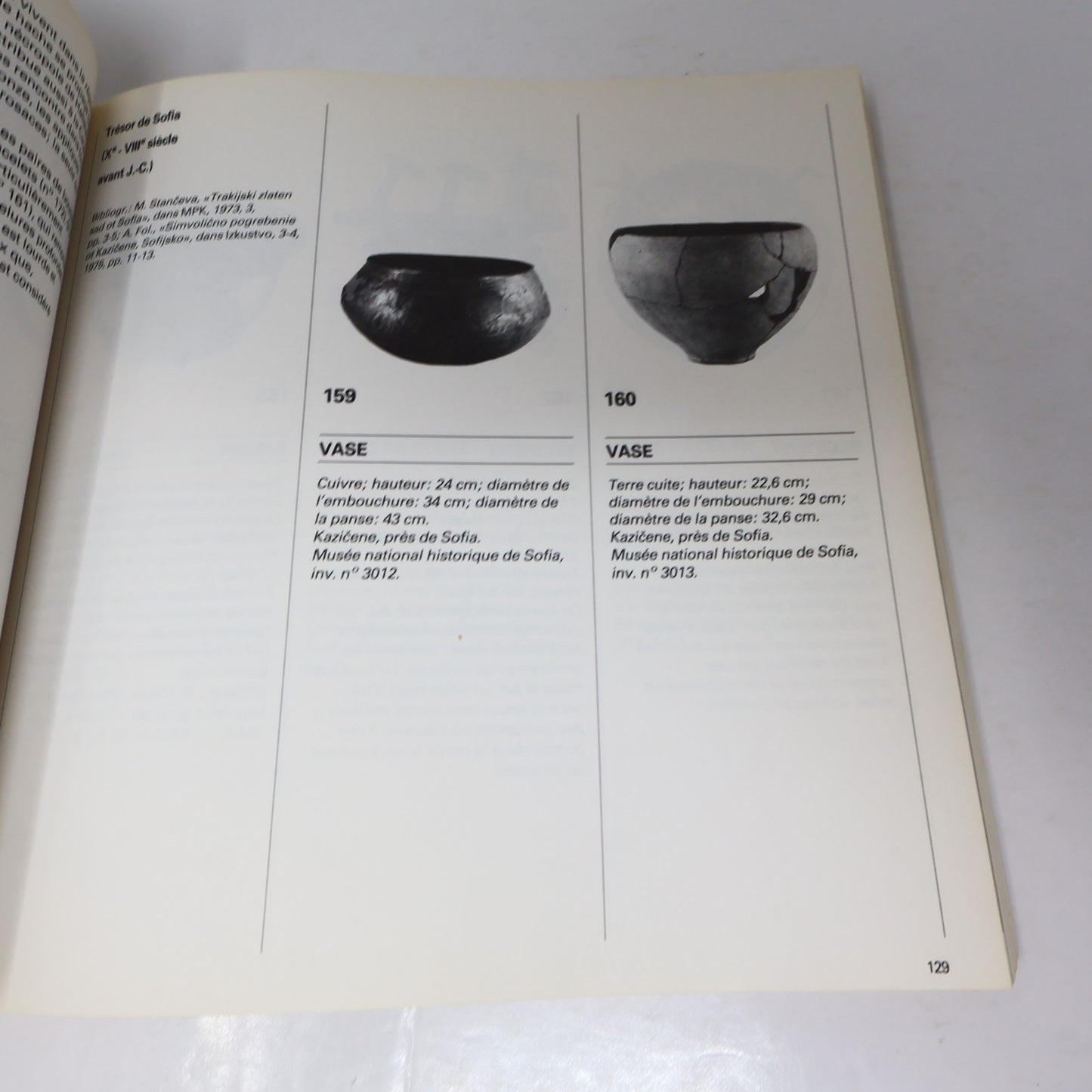L'Or des Cavaliers Thraces Trésors de Bulgarie 1987 PB Exposition Catalogue Art