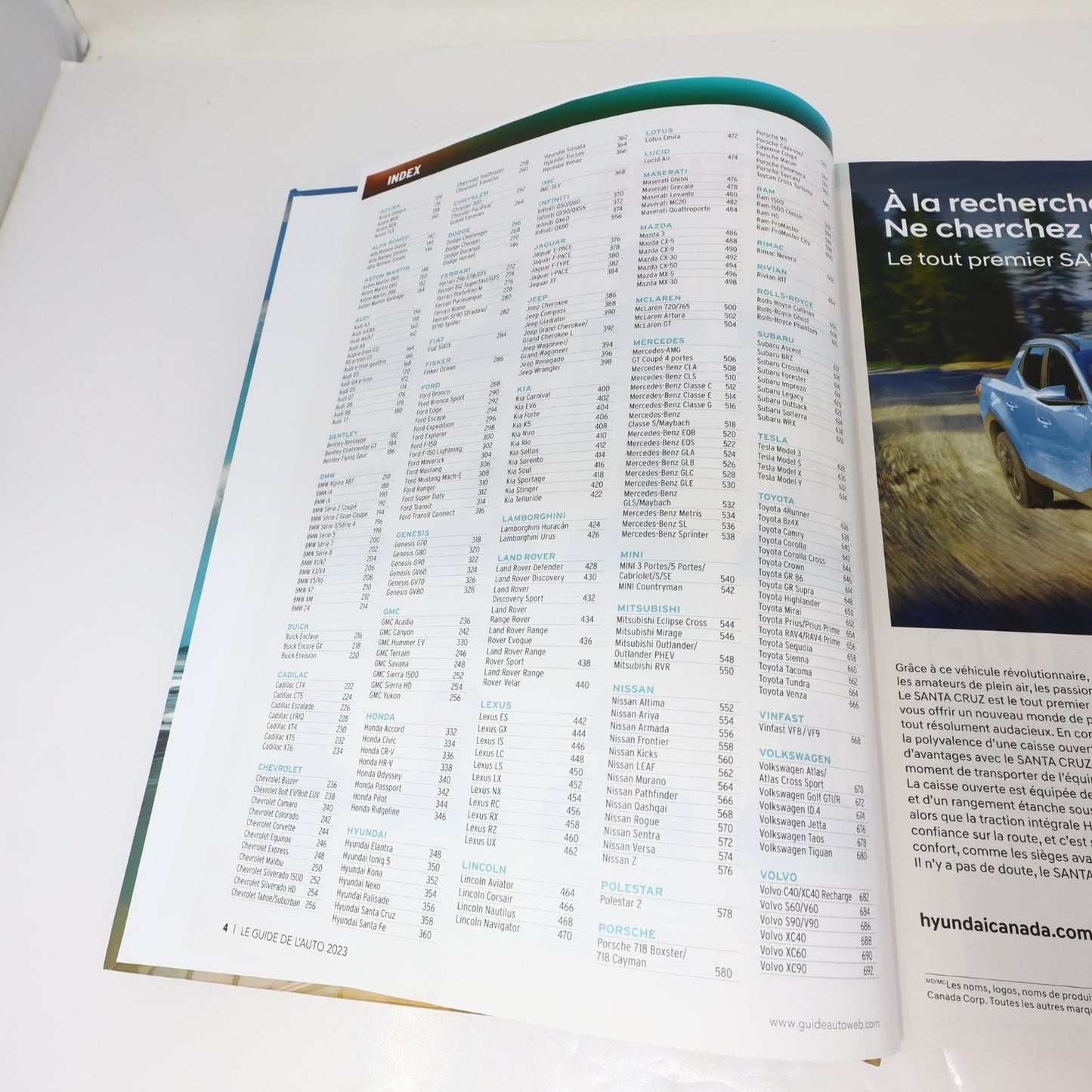 L'Annuel de l'Automobile & Le Guide de L'Auto 2023 Lot 2 Livres Voitures Chars