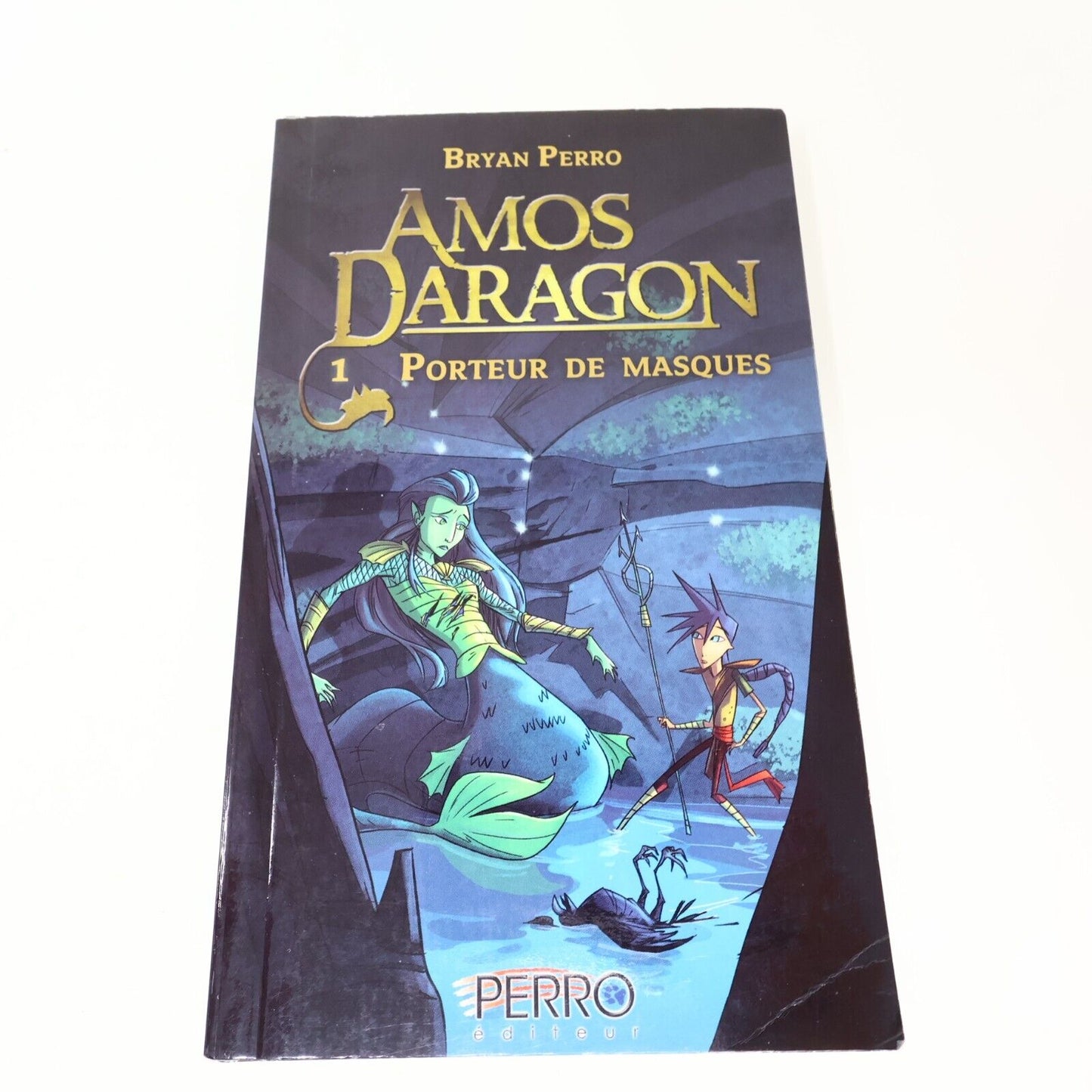 Lot 2 Livres Amos Daragon #1, 3 Bryan Perro Perro Éditeur Fantastique Français