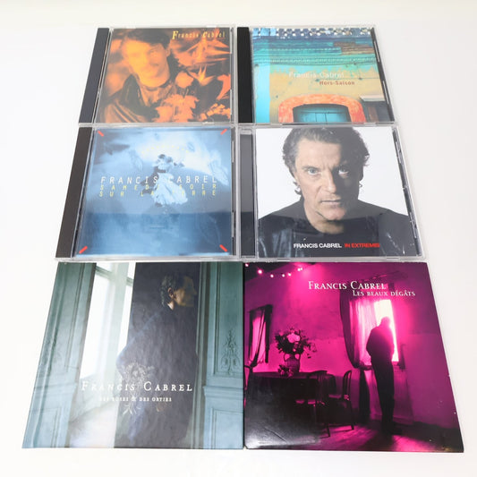 Francis Cabrel Lot 6 CDs Sarbacane/Hors-Saison/In Extremis/Beaux Dégâts Français