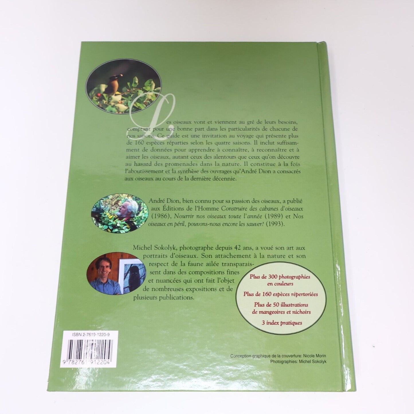 1995 Guide des Oiseaux Saison par Saison André P. Dion Michel Sokolyk Animaux HC