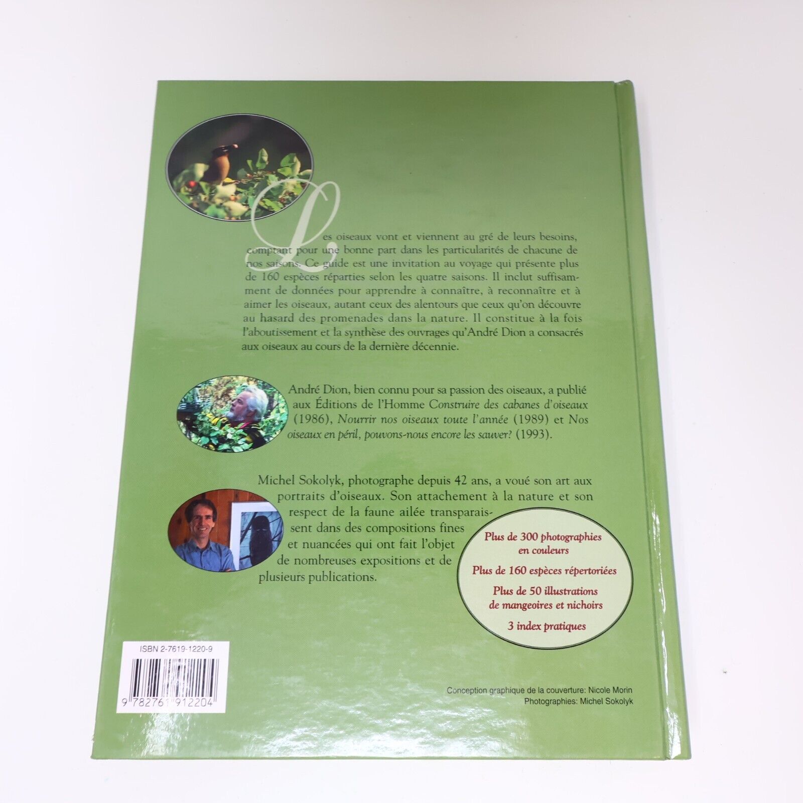 1995 Guide des Oiseaux Saison par Saison André P. Dion Michel Sokolyk Animaux HC