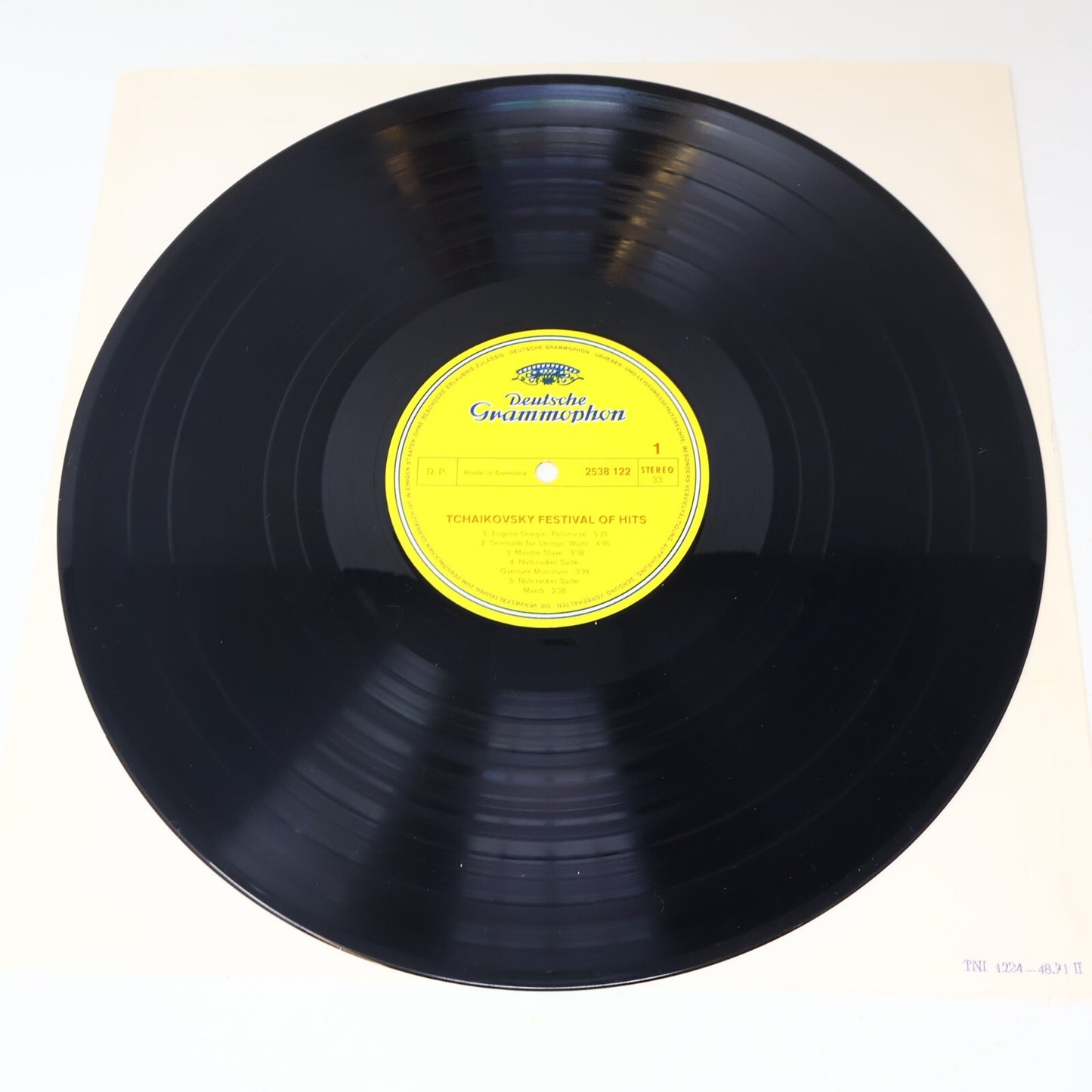 Tchaikovsky Festival Of Hits Deutsche Grammophon LP Record Vinyl 2538 122 Canada