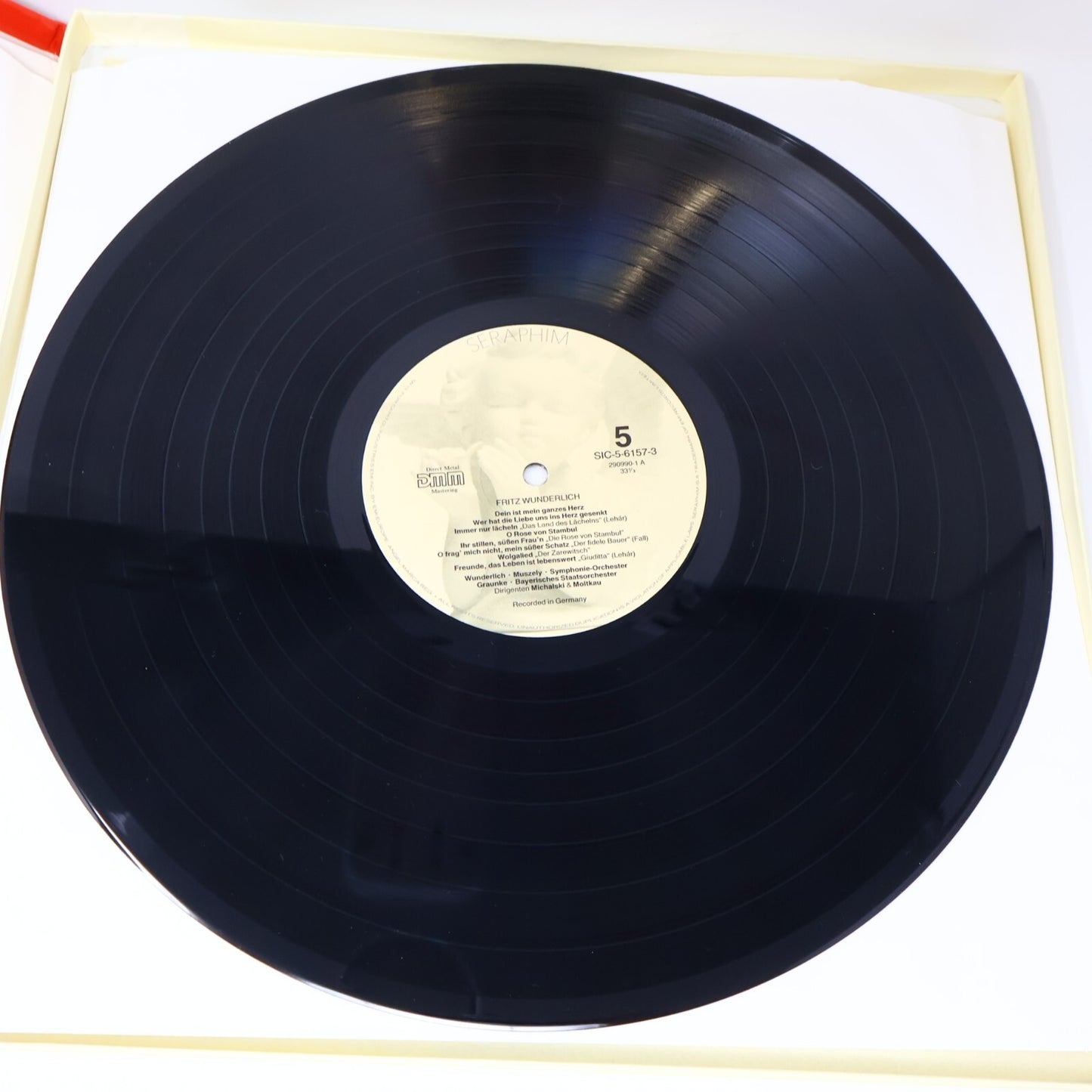 The Art of Fritz Wunderlich Tenor Seraphim 3x LP Record Vinyl Box Set SIC-6157