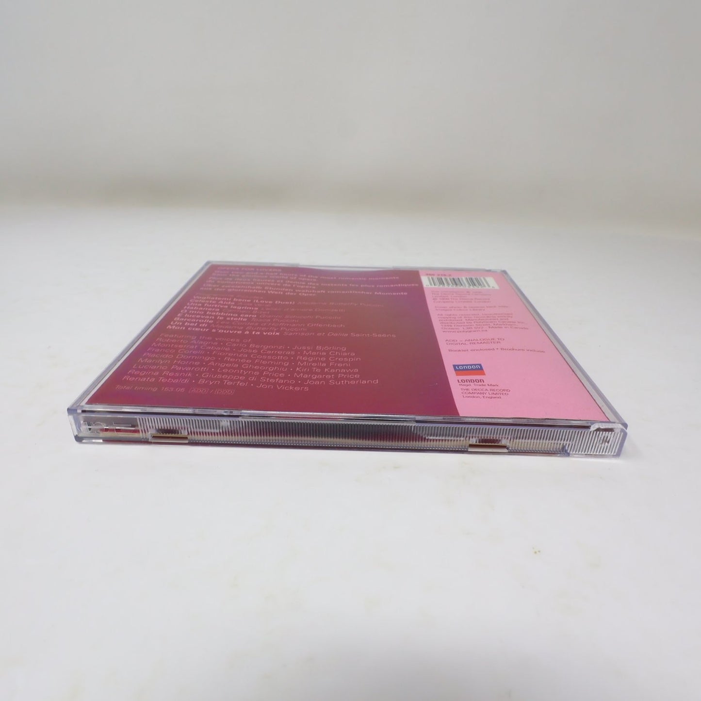 Opera For Lovers CD 1998 2CD Romantic Opera Classics London Verdi/Donizetti