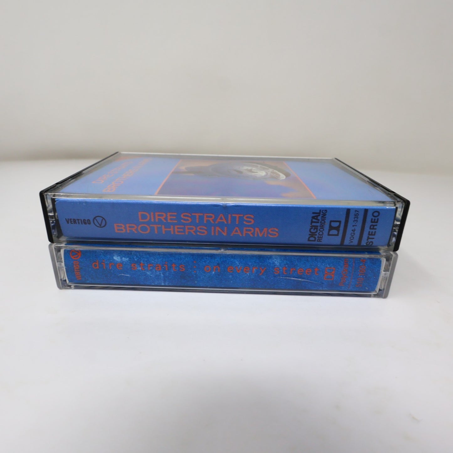 Dire Straits 2 Cassettes Lot On Every Street/Brothers in Arms Money for Nothing