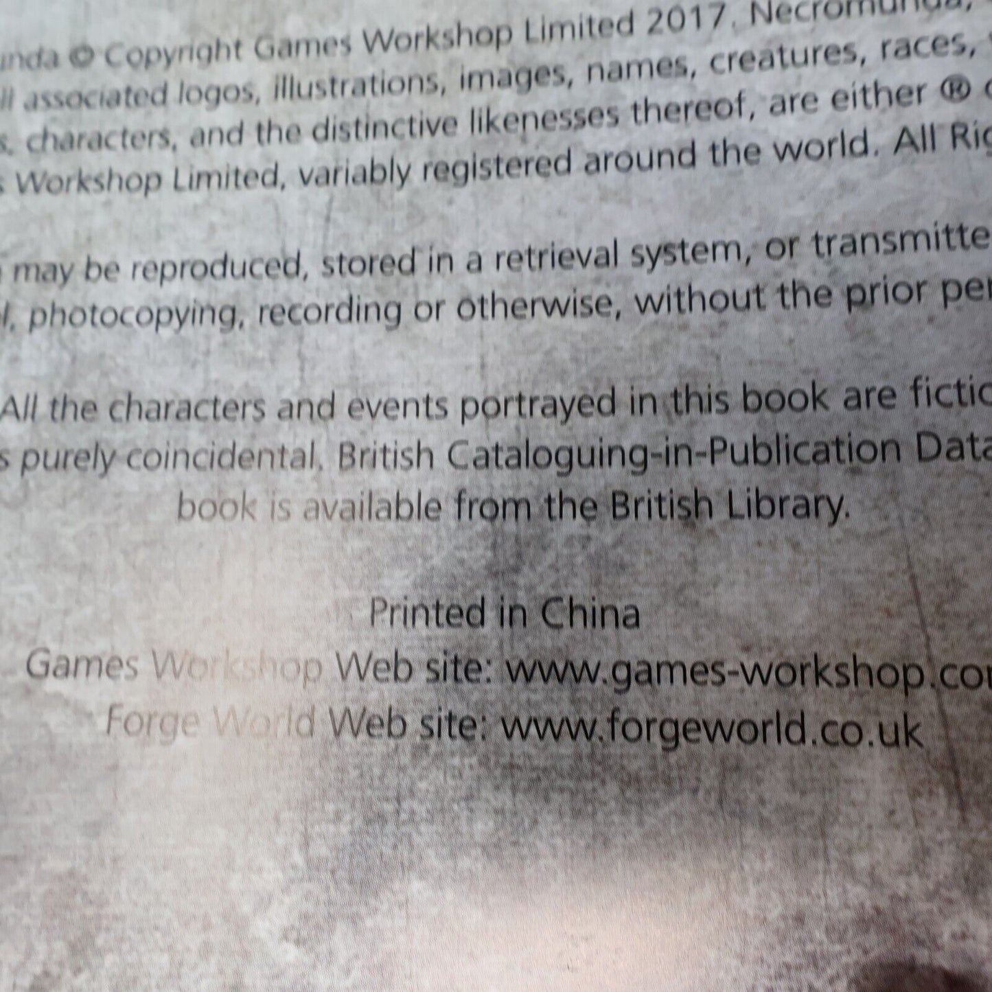 2017 Necromunda Gang War #1 Fantasy RPG Gaming Supplement Games Workshop Book PB