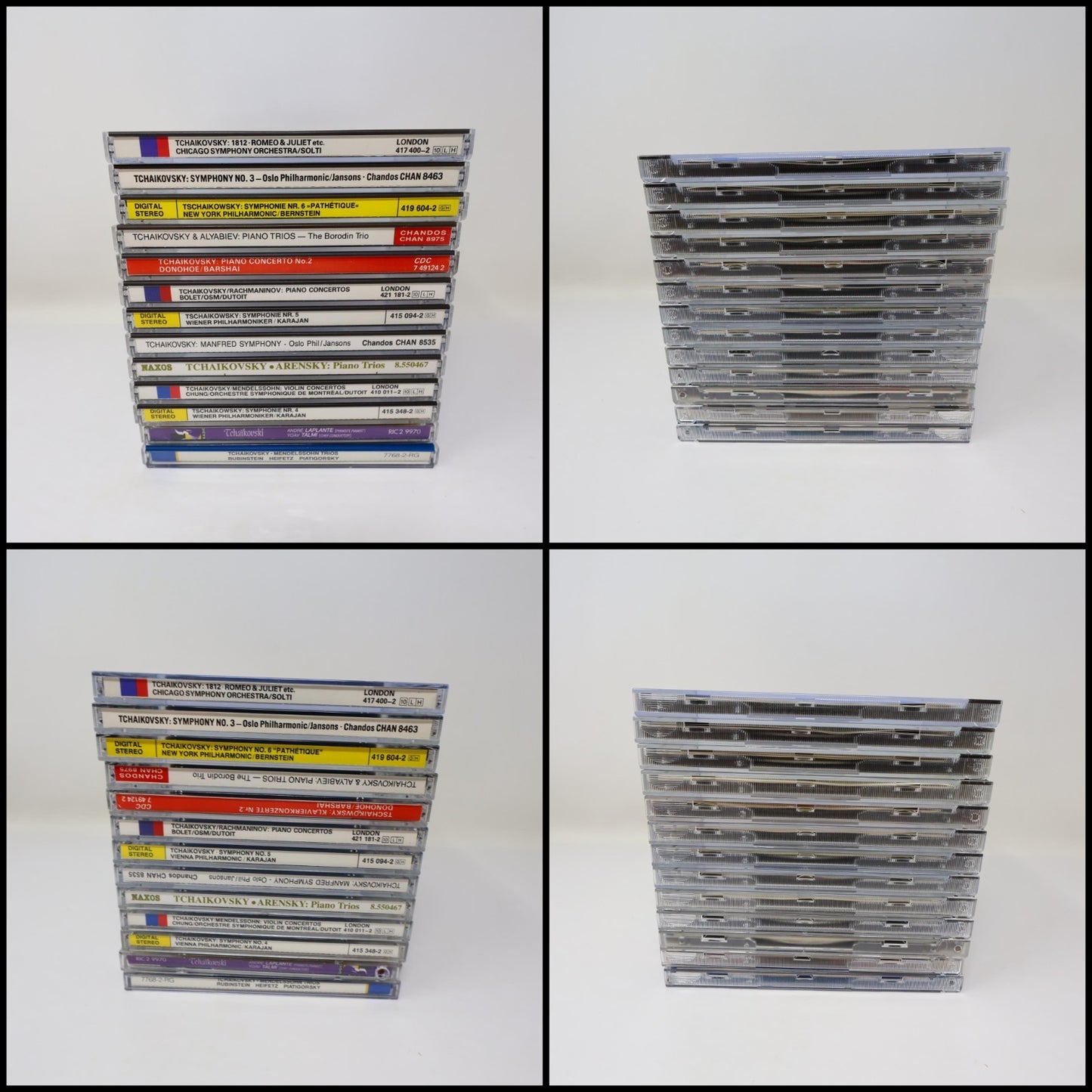Tchaikovsky 13 CD Lot Sir Georg Solti/Charles Dutoit/Kyung Wha Chung/Jansons