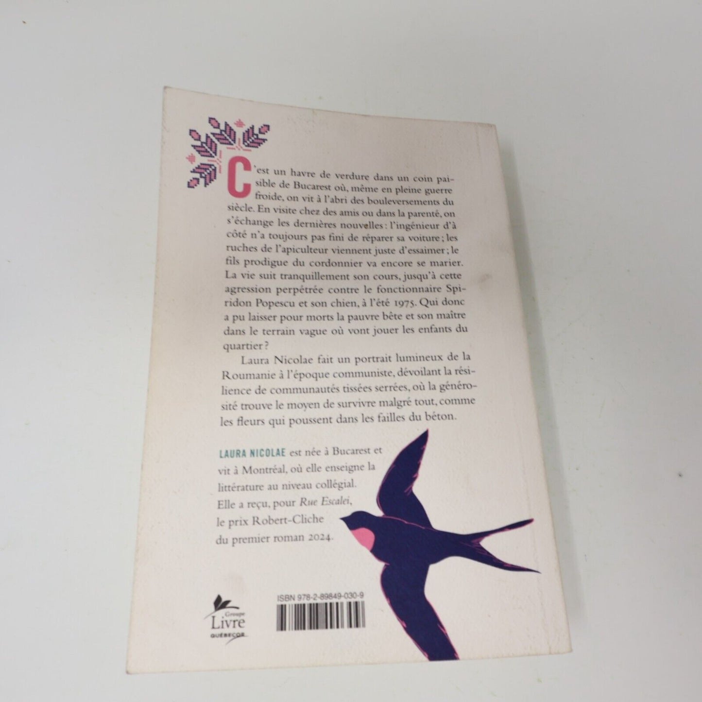2024 Rue Escalei Laura Nicolae Littérature Québécoise Roman Vlb Français Livre