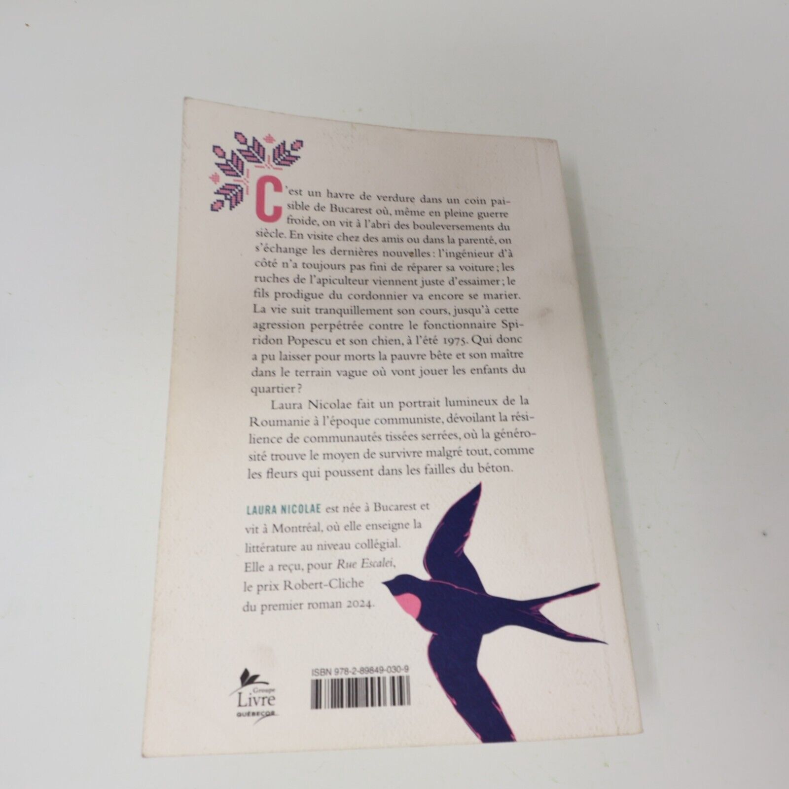 2024 Rue Escalei Laura Nicolae Littérature Québécoise Roman Vlb Français Livre
