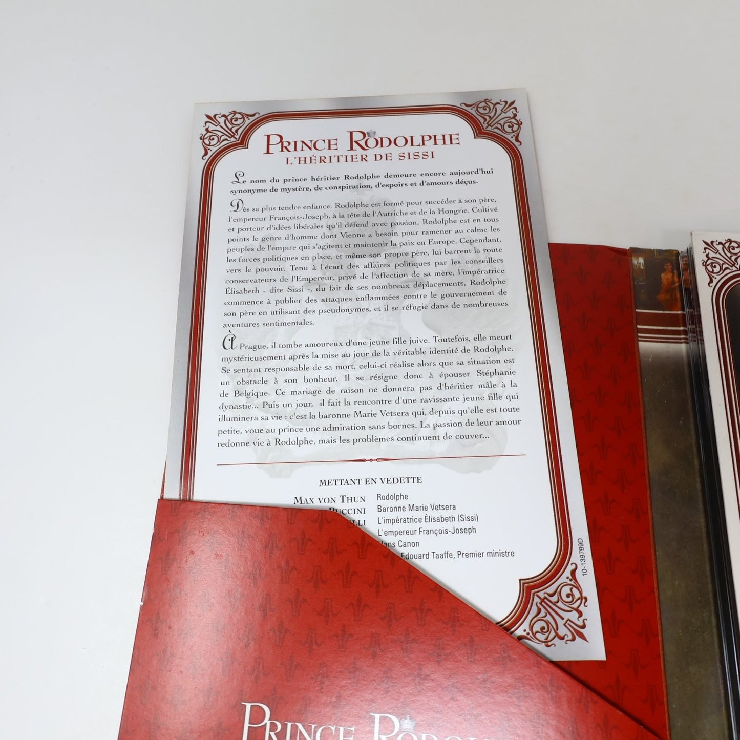 Prince Rodolphe L'héritier de Sissi DVD 2006 Français/French Imavision NTSC