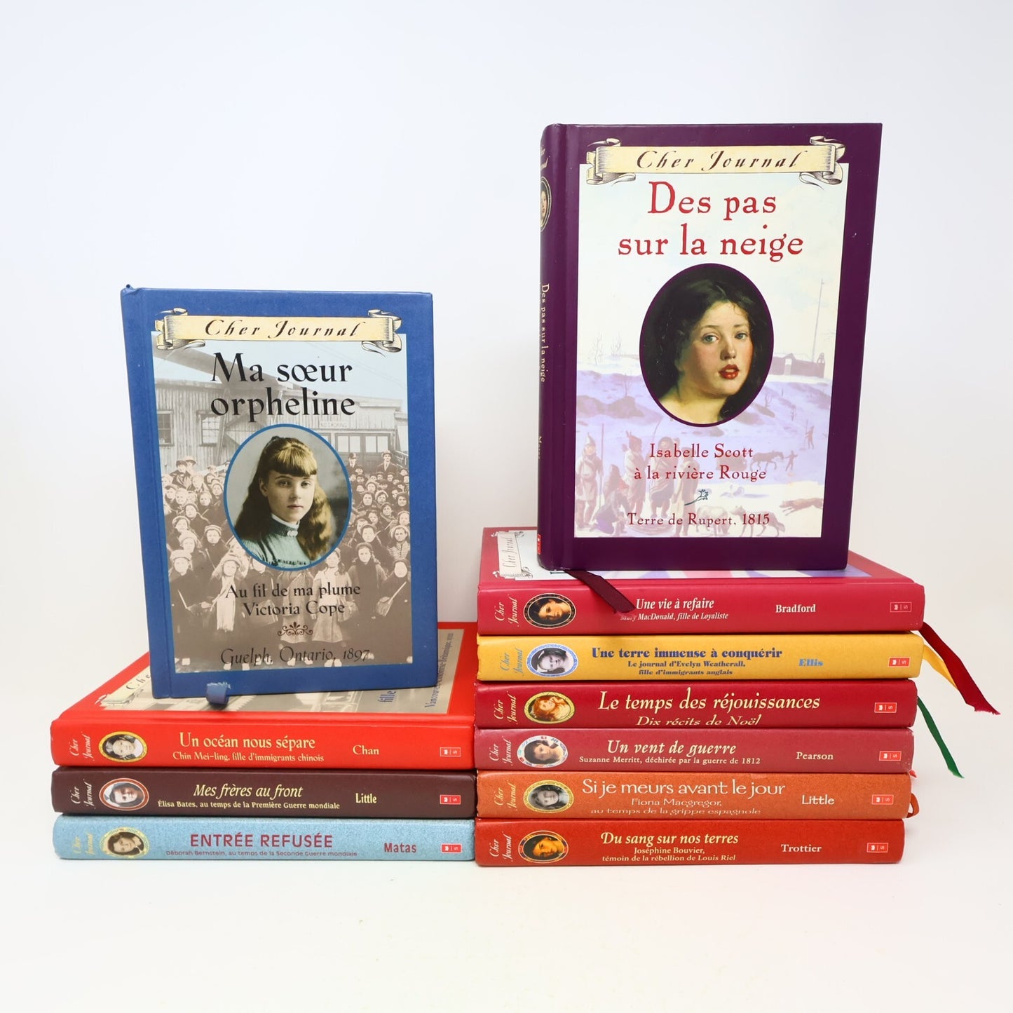 Cher Journal Lot 11 Livres Entrée Refusée/Vent de Guerre/Ma Soeur Orpheline HC