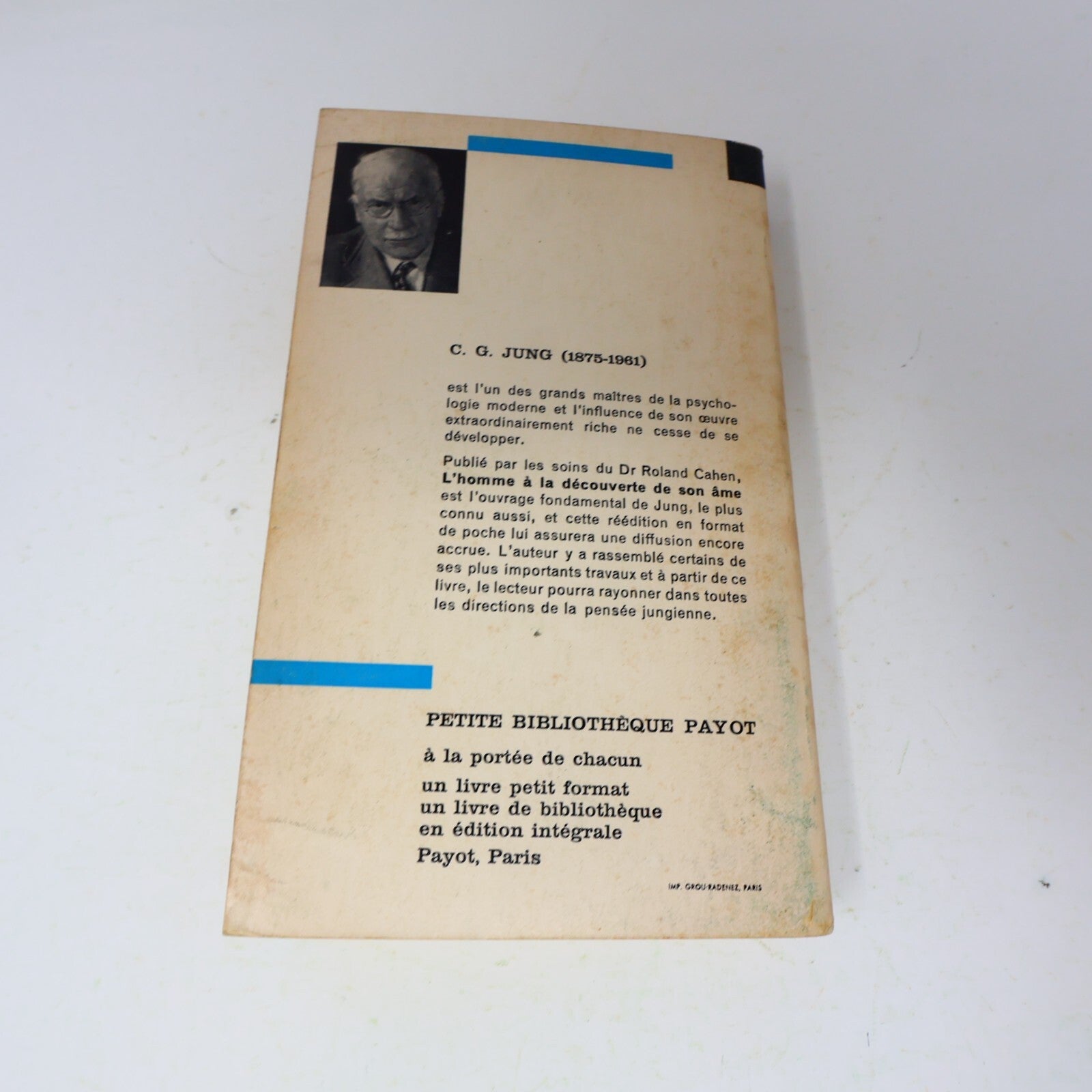 1963 L'Homme à la Découverte de son Âme C. G. Jung Petite Bibliothèque Payot 60s