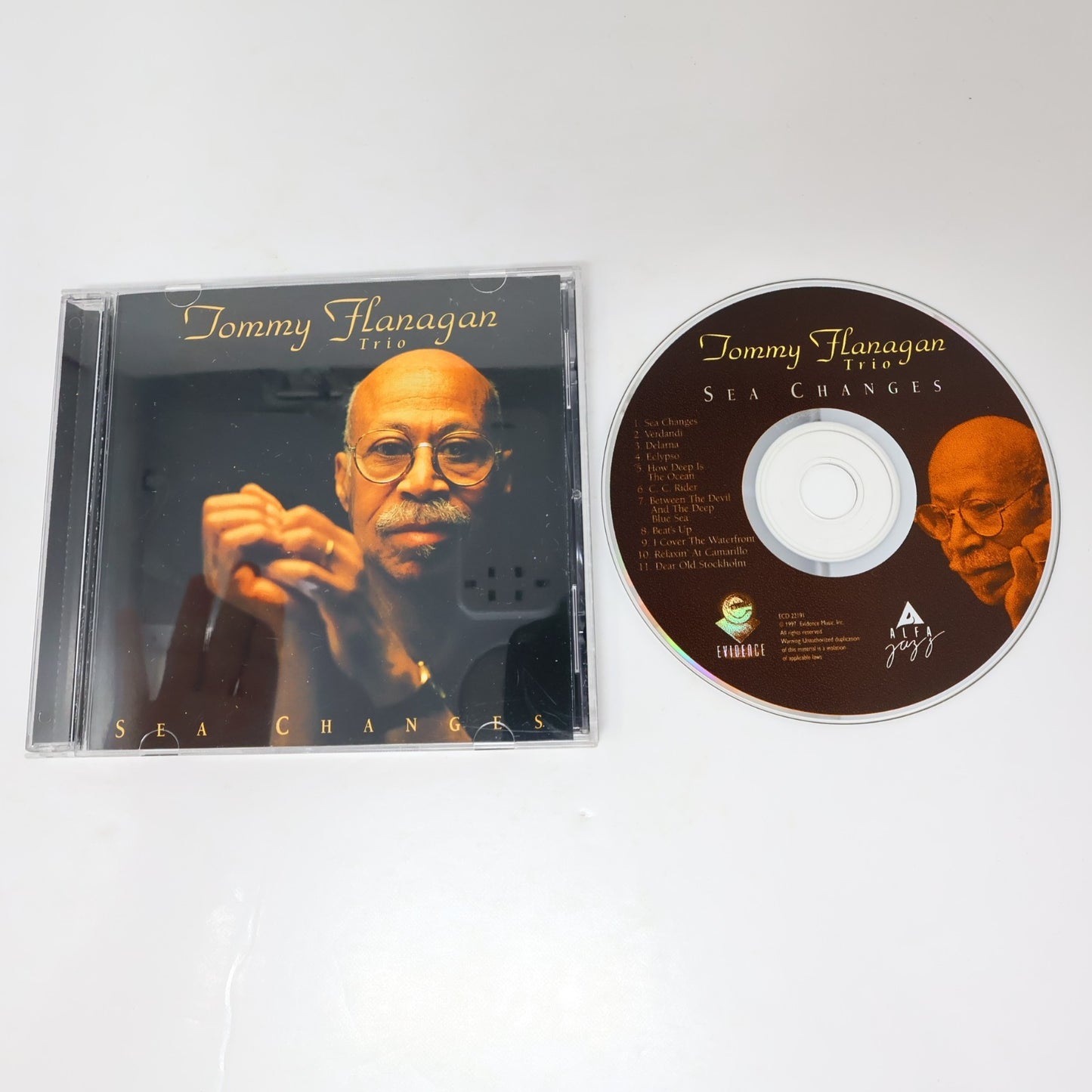 Tommy Flanagan Trio CD Sea Changes Jazz Evidence Verdandi/Delarna/Eclypso/Beat's