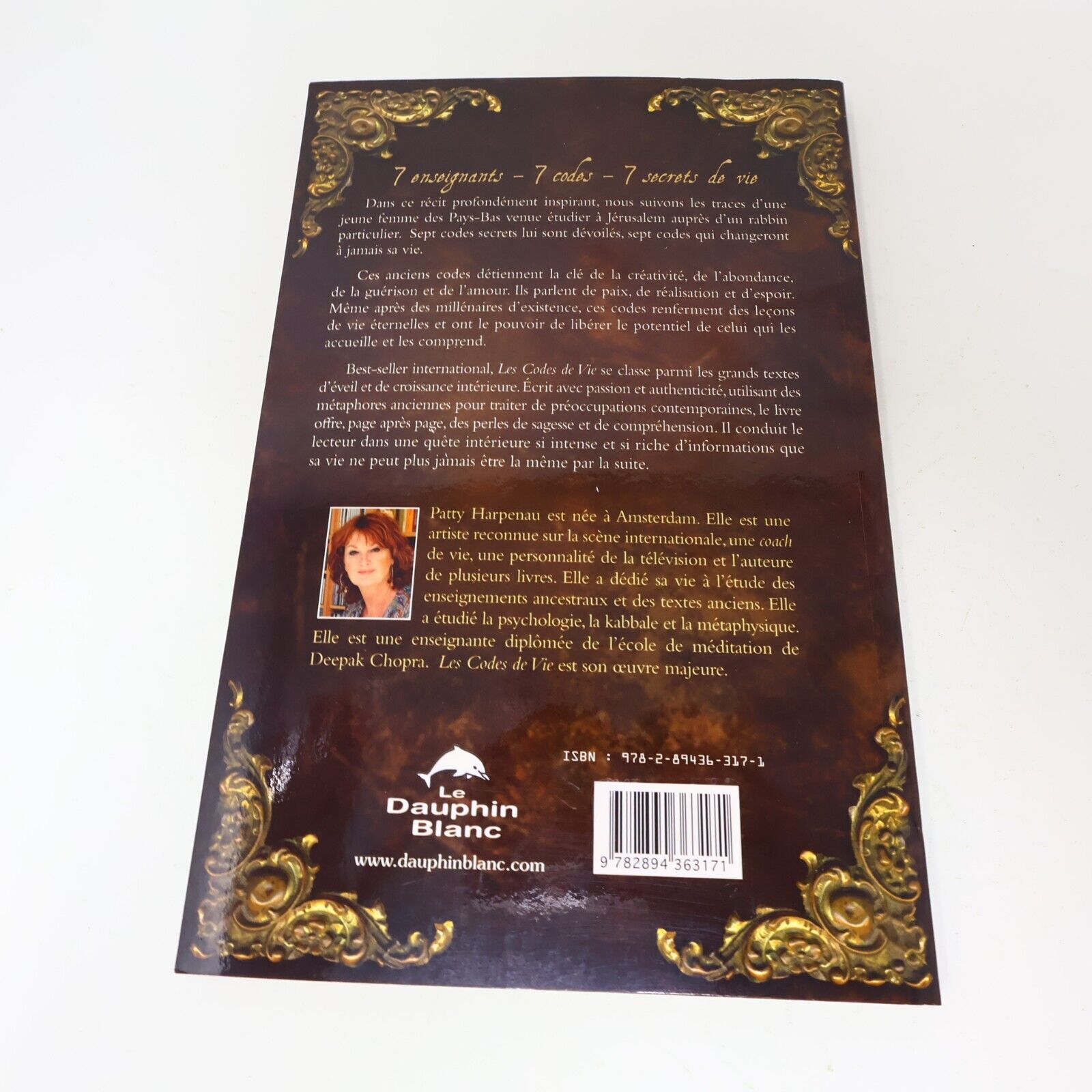 2011 Les Codes de Vie 7 Secrets de Vie Révélés Patty Harpeneau Dauphin Blanc PB