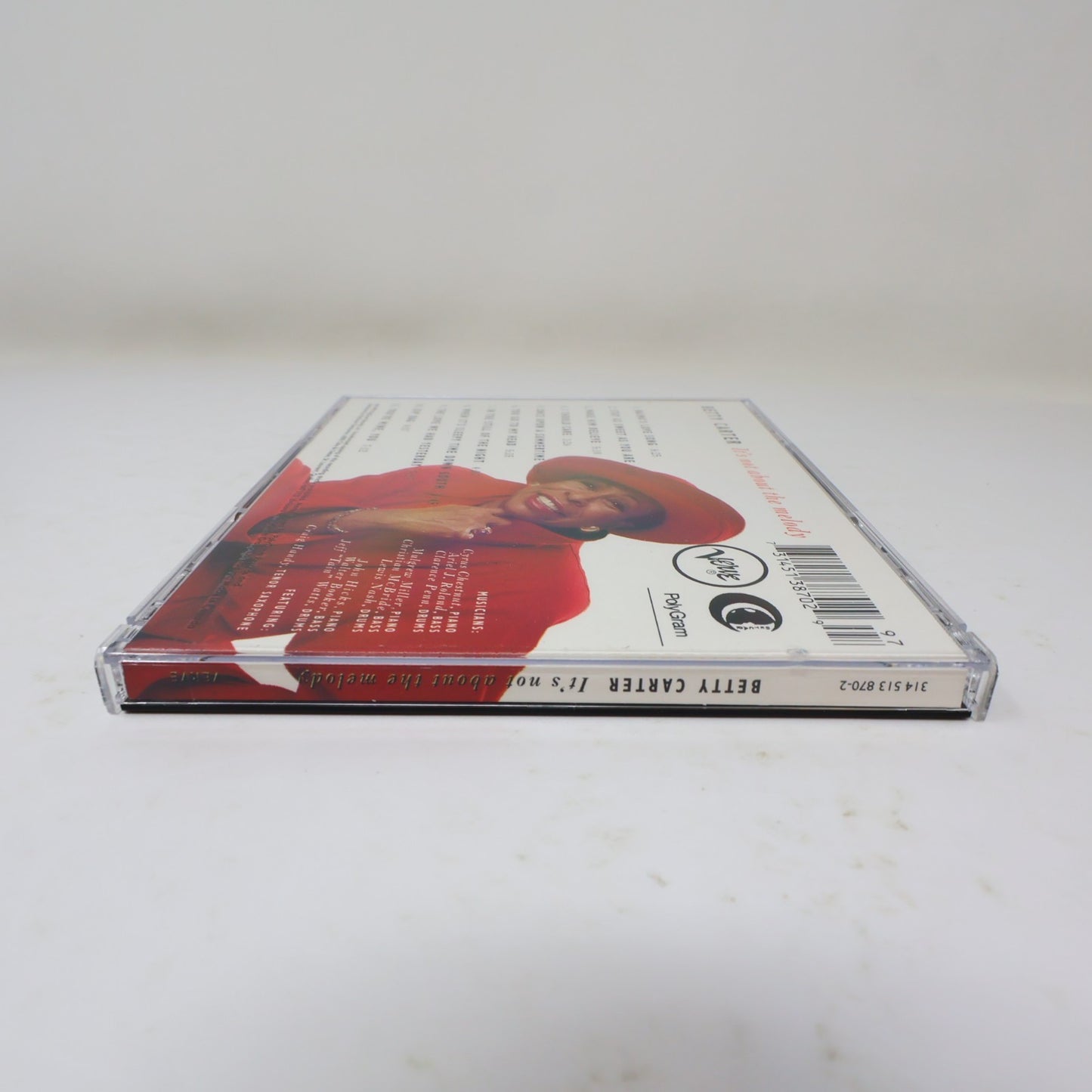 It's Not About Melody CD Betty Carter Polygram 1992 Jazz 314 513 870-2