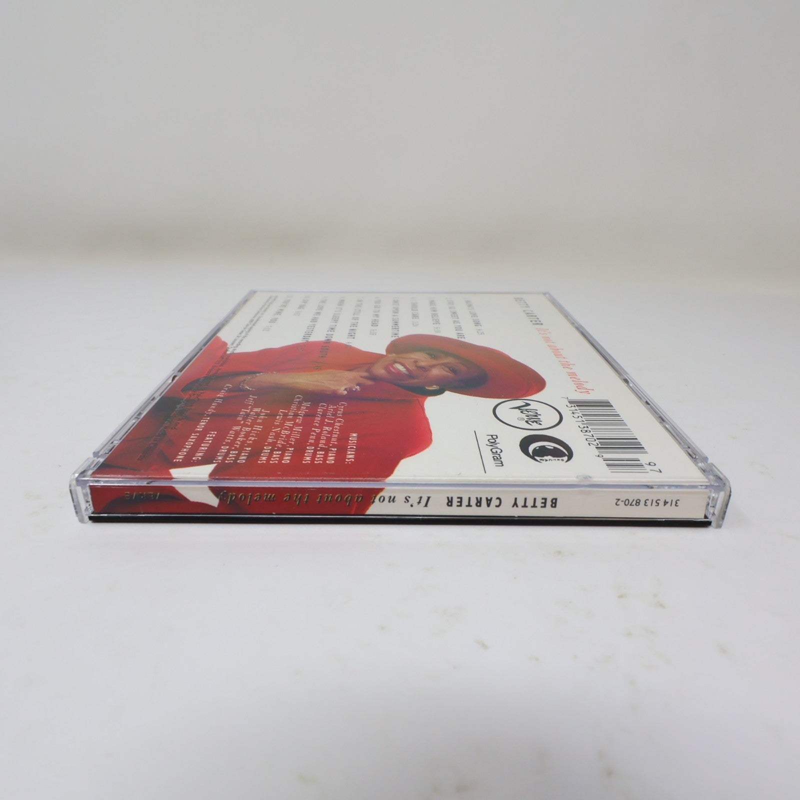 It's Not About Melody CD Betty Carter Polygram 1992 Jazz 314 513 870-2