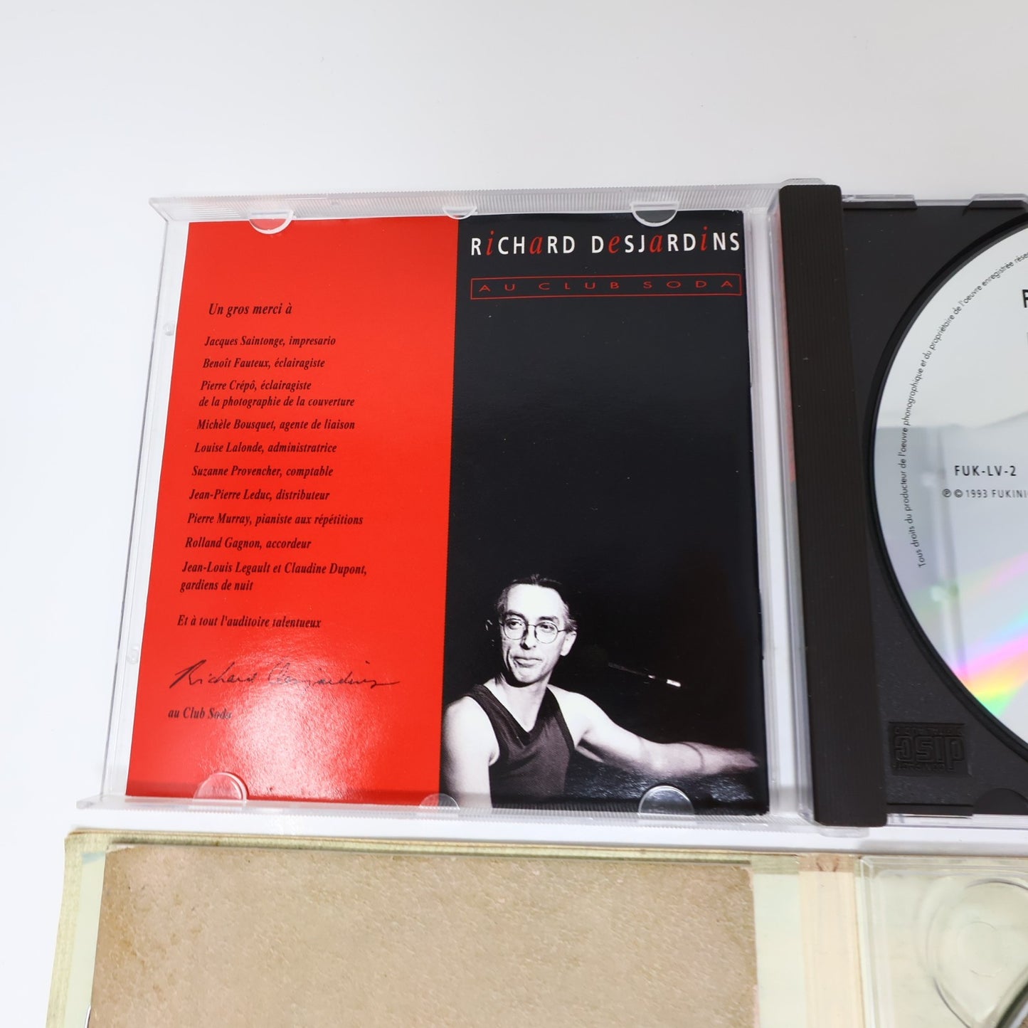 Richard Desjardins/Abbittibbi Lot 5 CD L'Existoire/Au Club Soda/Live/Boom Boom