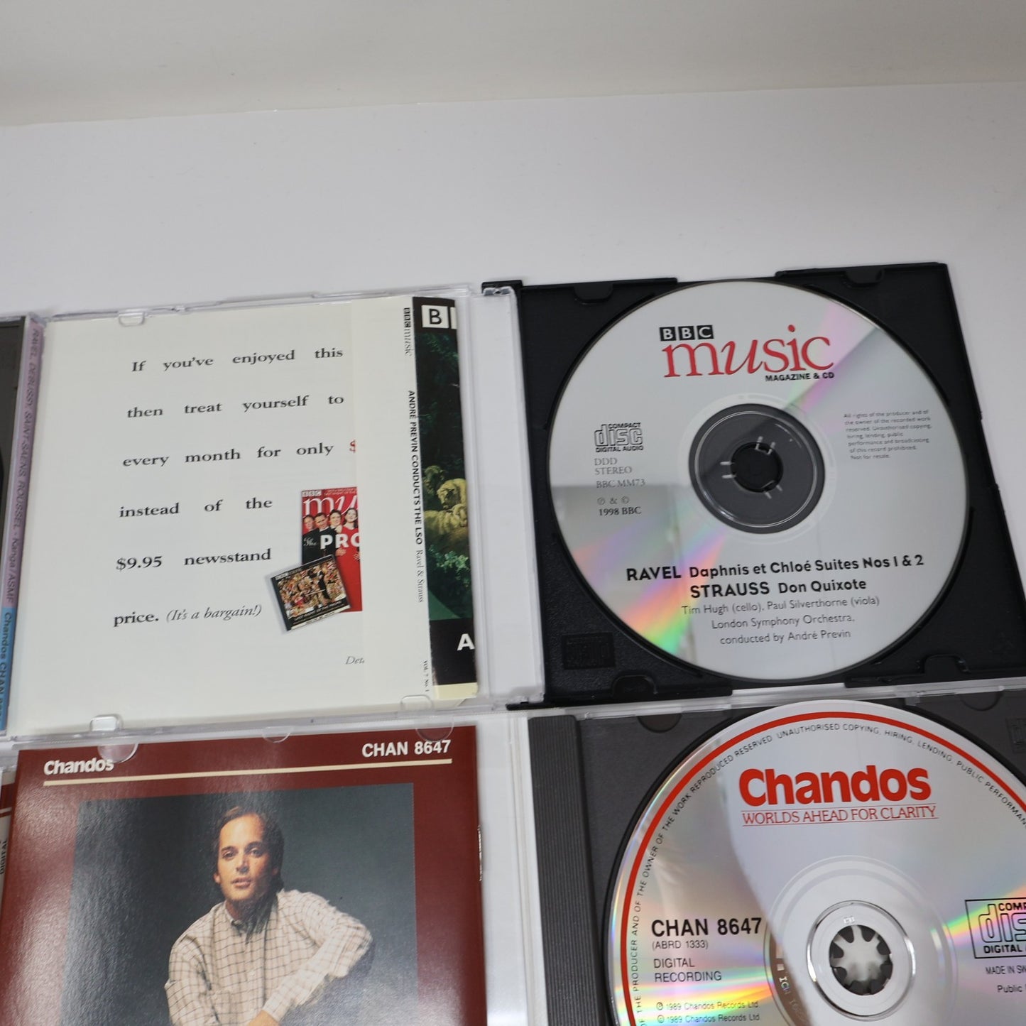Ravel 6 CD Lot Louis Lortie/Charles Dutoit/André Prévin Piano Music #1-2/Bolero