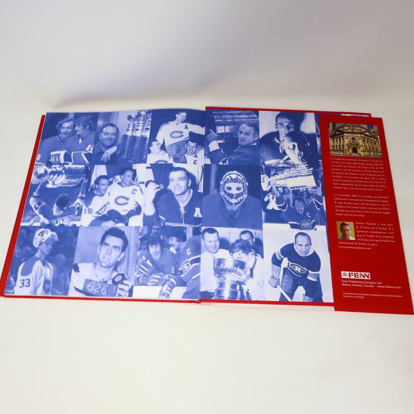 2008 Les Illustres Canadiens Le Temple de la Renommée du Hockey Français Livre