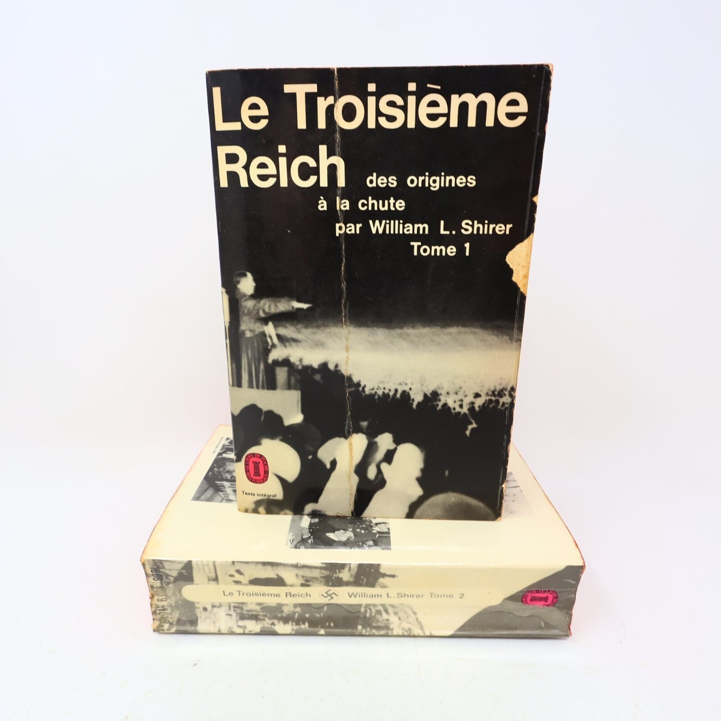 Le Troisième Reich #1-2 Série Complète Lot 2 Livres William L. Shirer Poche 60s