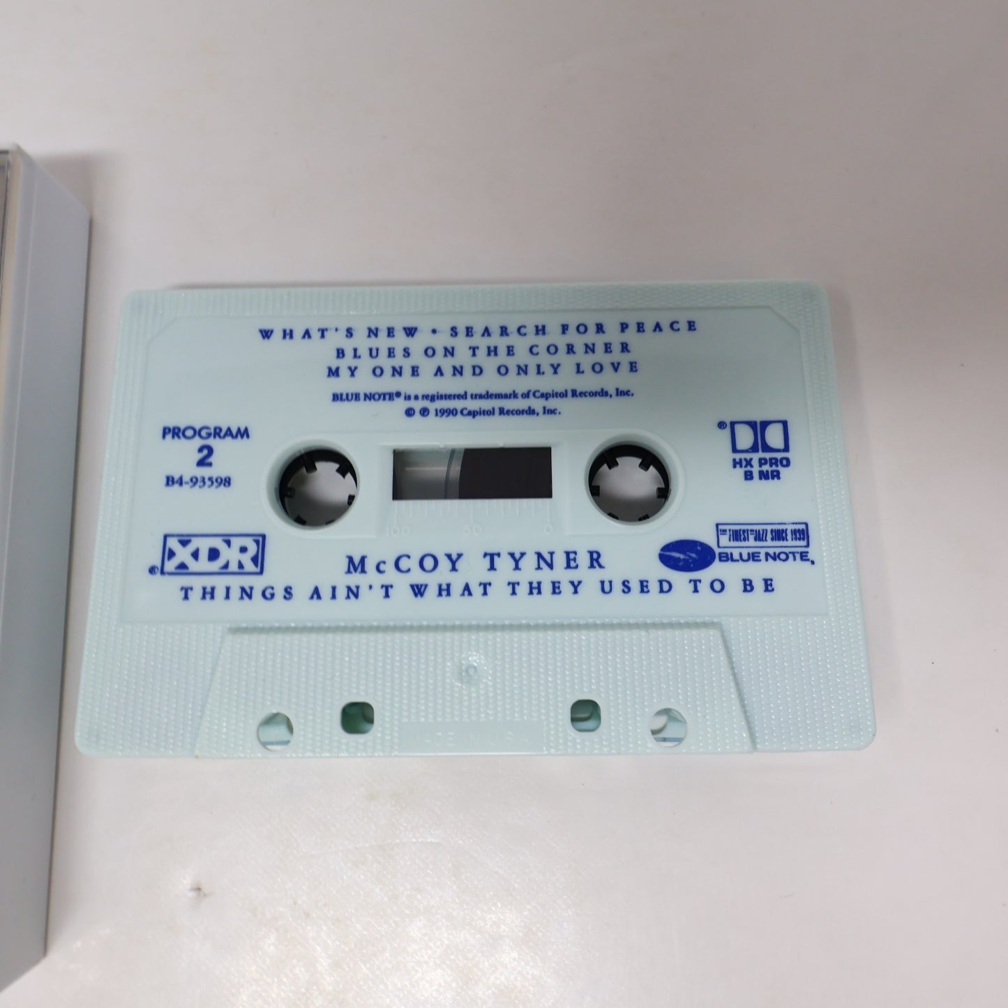 McCoy Tyner Things Ain't What They Used To Be Cassette Blue Note B4-93598 Jazz