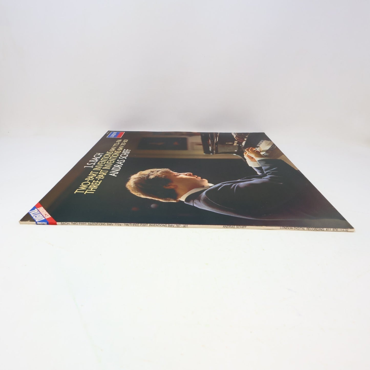 J.S. Bach András Schiff Two-Part/Three-Part Inventions Piano LP Record 411 974-1