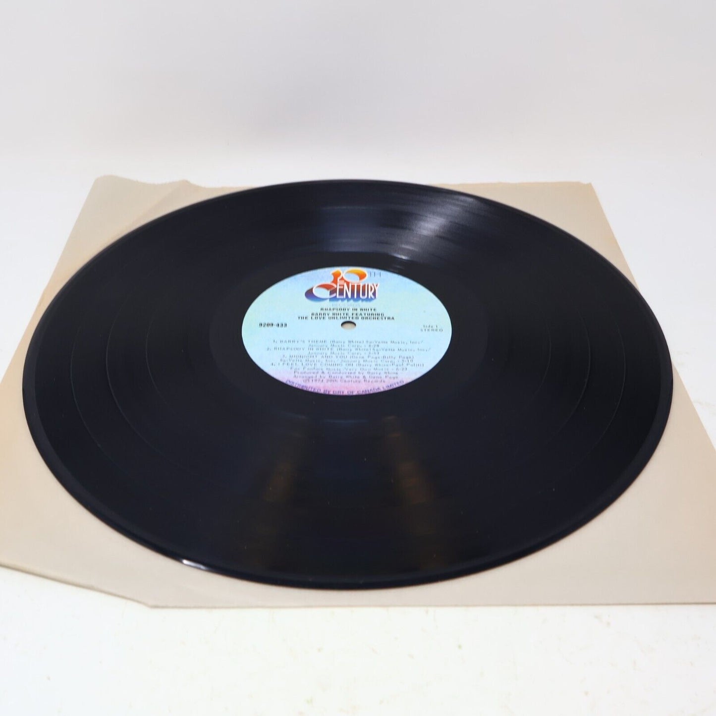 The Love Unlimited Orchestra Rhapsody in White Record 9209-433 Canada 1974 Barry