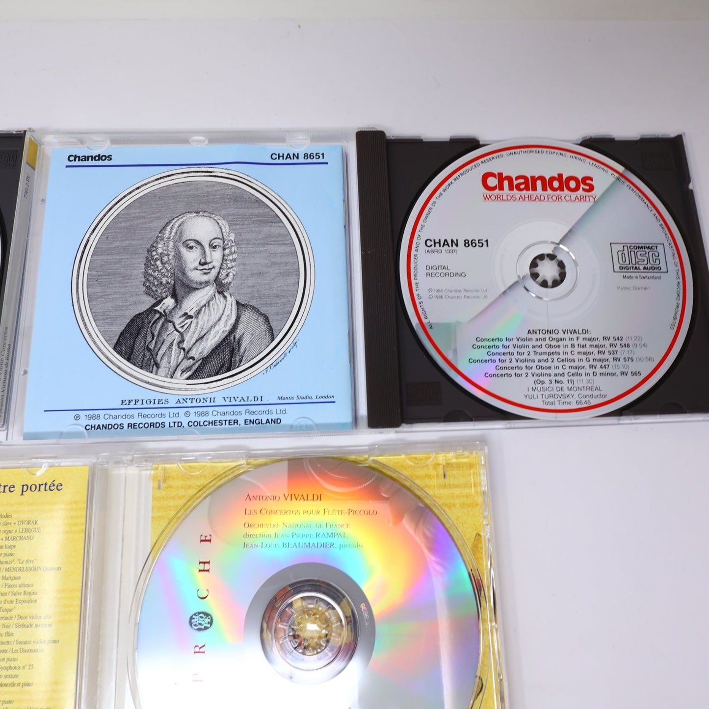Vivaldi 11 CD Lot Le Quattro Stagioni/6 Violins Concertos/Flute Concertos op 10