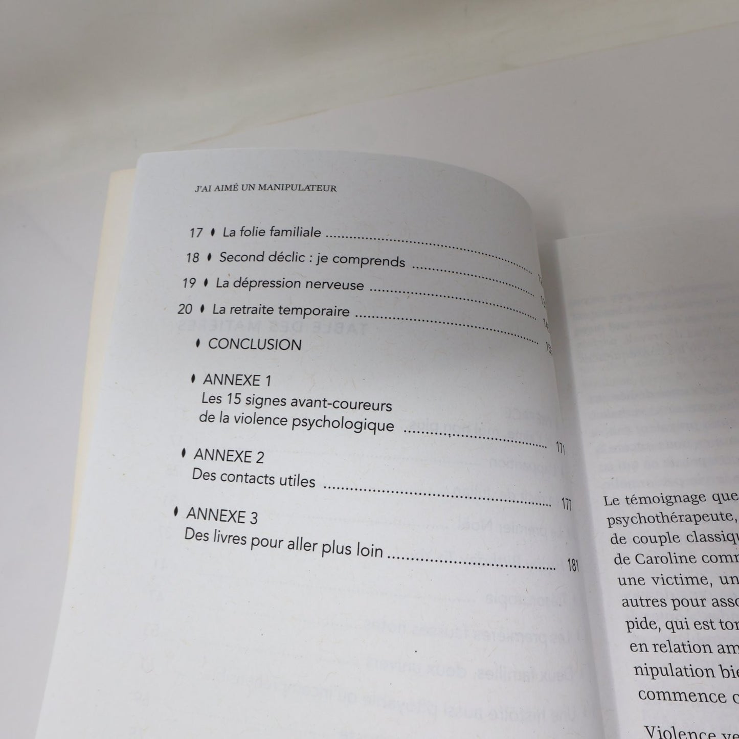 J'ai aimé un manipulateur Caroline Bréhat 2015 Psychologie Transcontinental
