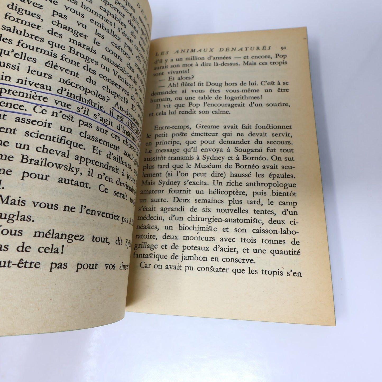 André Vercors Lot 2 Livres Poche Les Animaux Dénaturés/Le Silence de la Mer PB