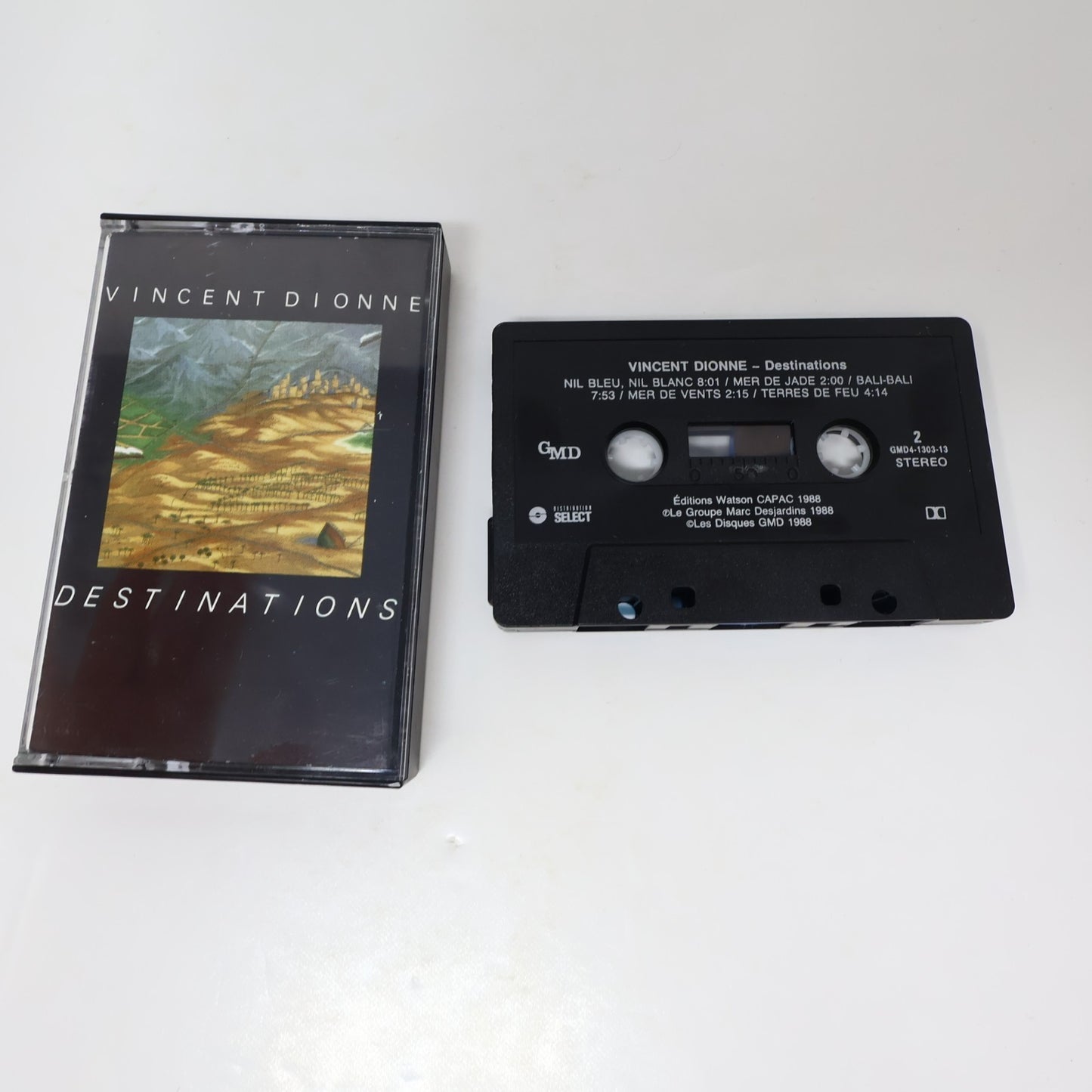 Vincent Dionne Destinations Cassette Pic Du Midi/Palio! 1988 GMD4 1303-13