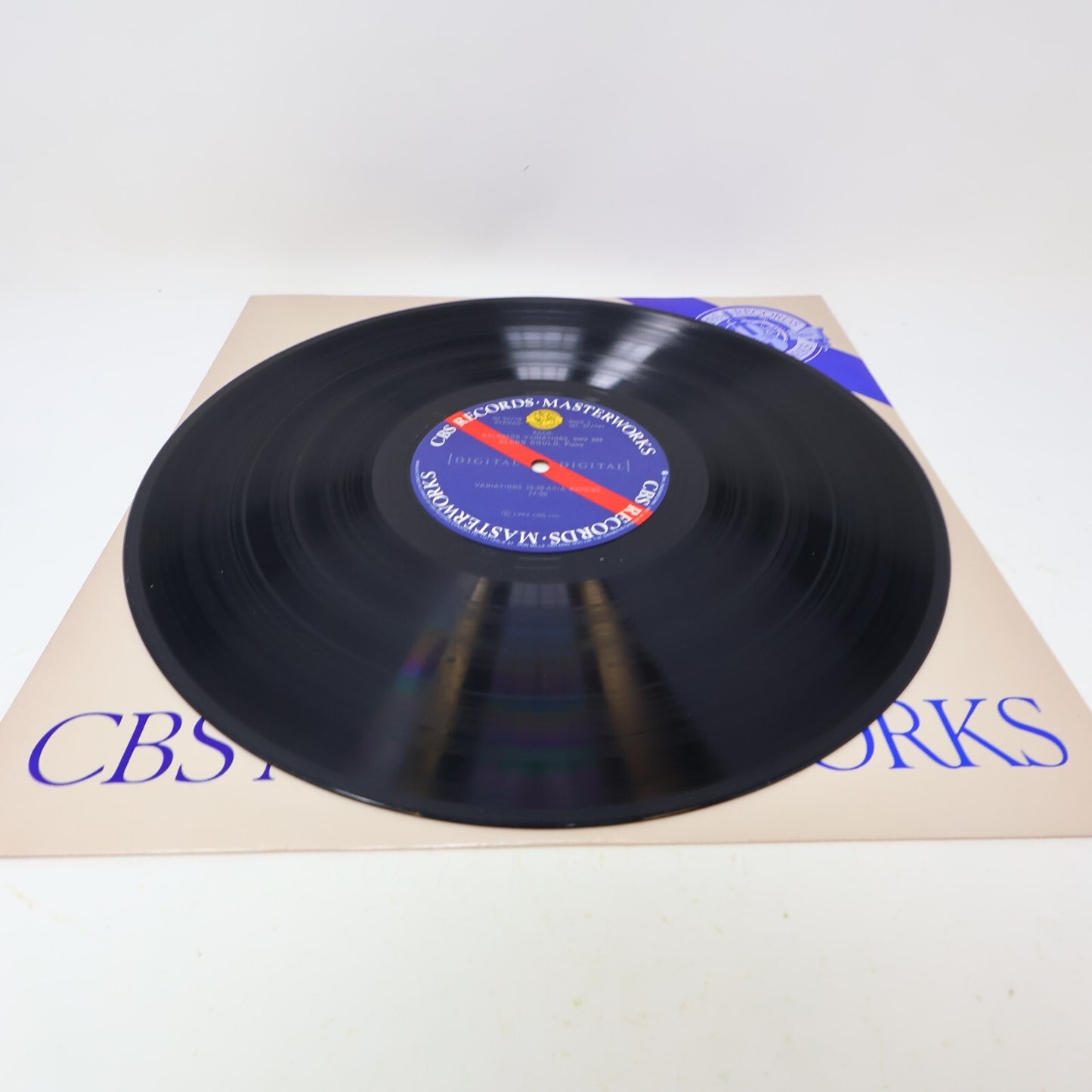 Bach The Goldberg Variations Glenn Gould LP Record 1982 IM 37779 CBS Masteworks