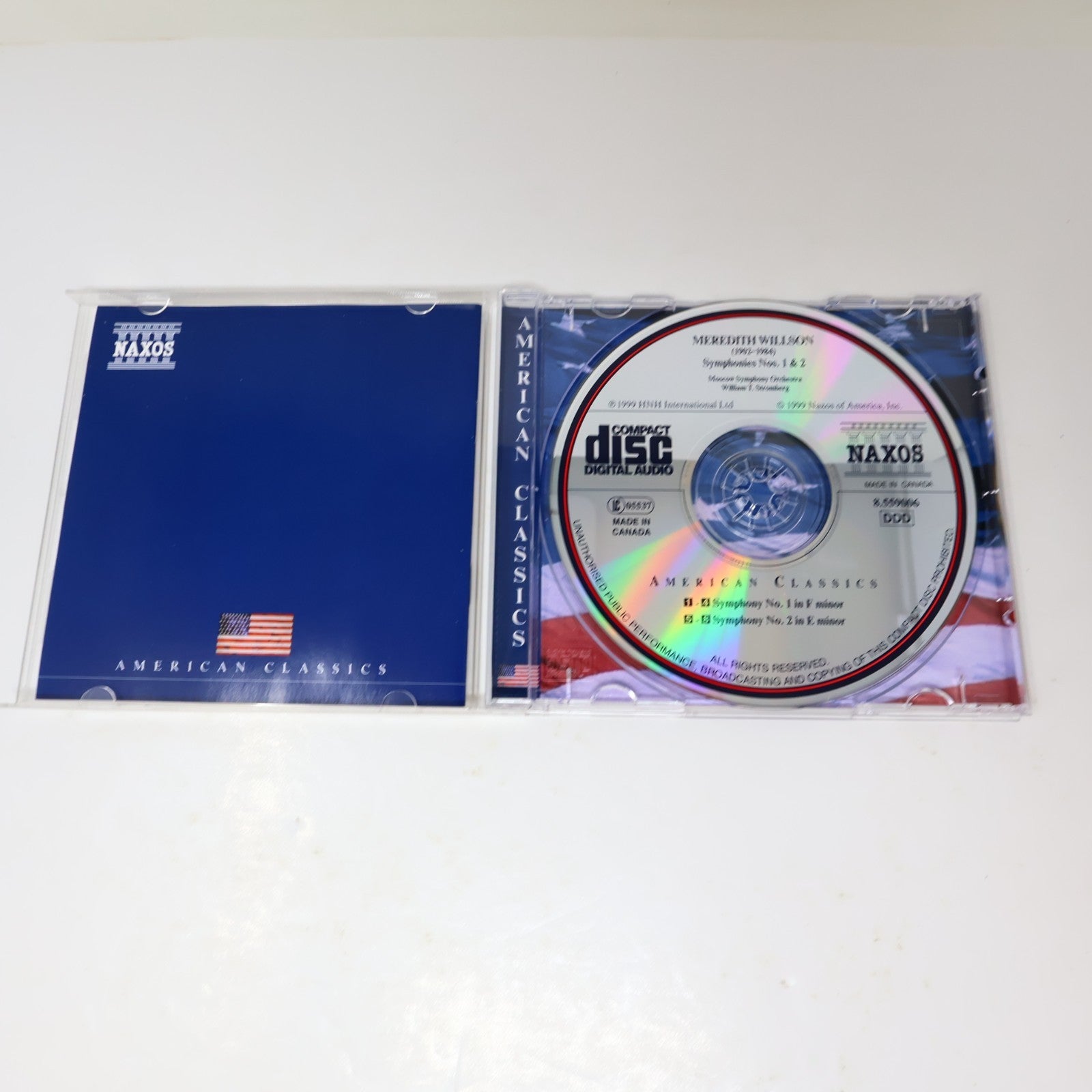 Meredith Willson A Symphony of San Francisco/The Missions of California CD 90s