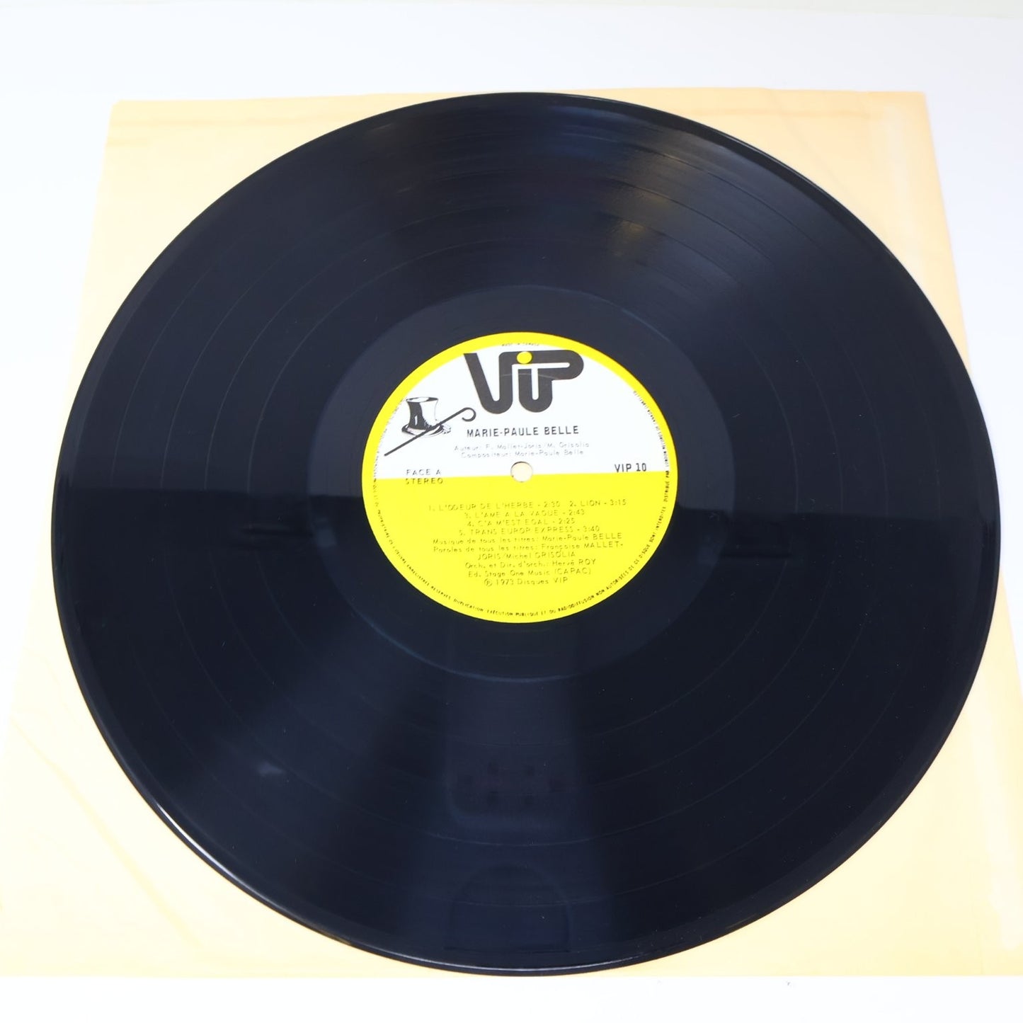 Marie-Paule Belle Éponyme Self Titled LP Record 1973 VIP.10 French Chanson 33RPM