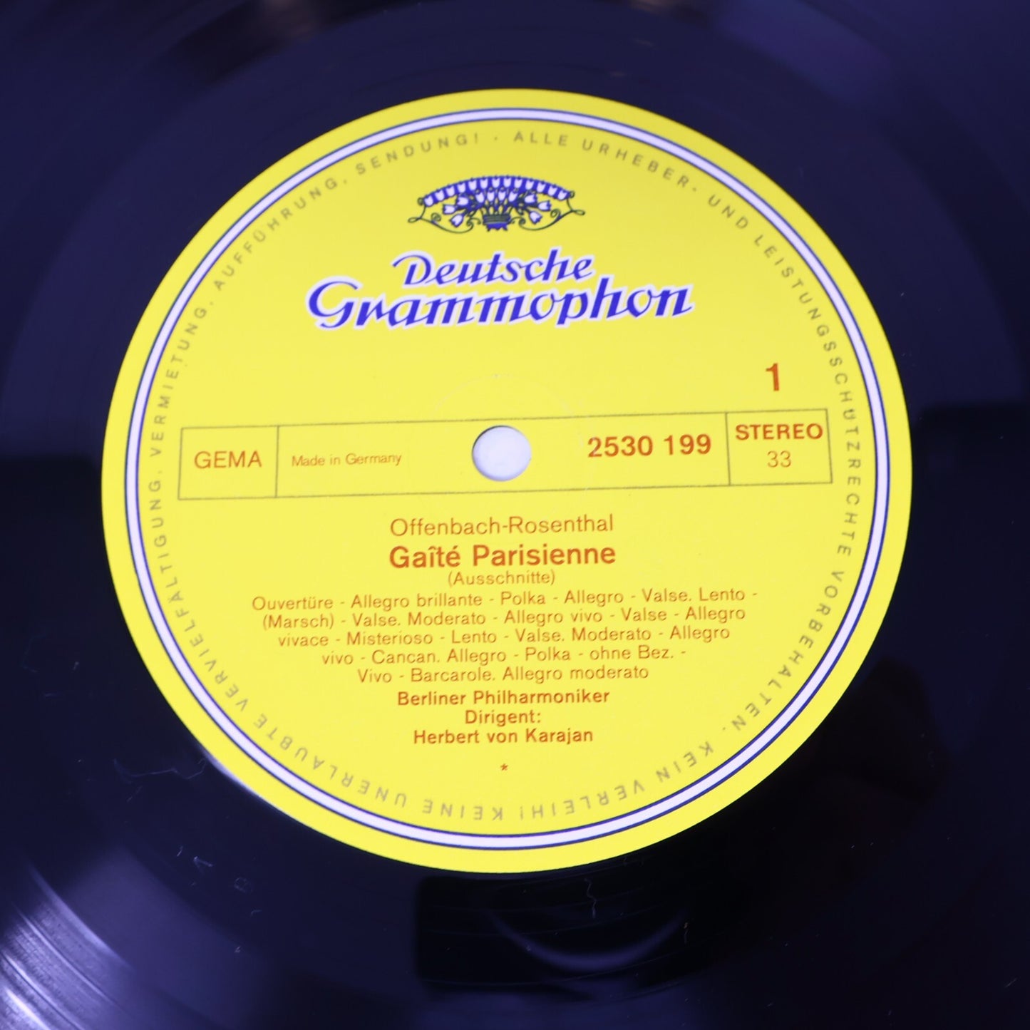 Von Karajan Offenbach Gounod Gaîté Parisienne Ballettmusik Und Record 2530 199
