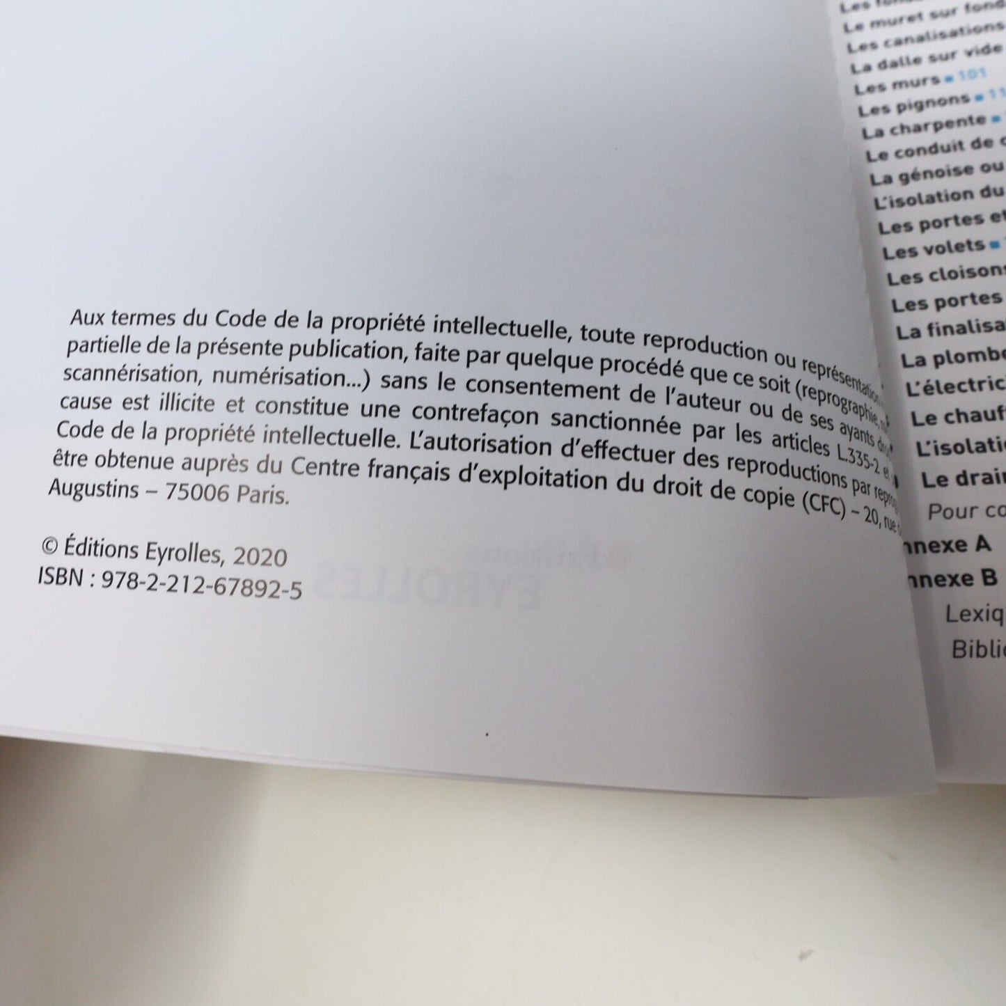 2020 Construction Maison Guide de l'Autoconstruction Sylvia Dorance Eyrolles PB