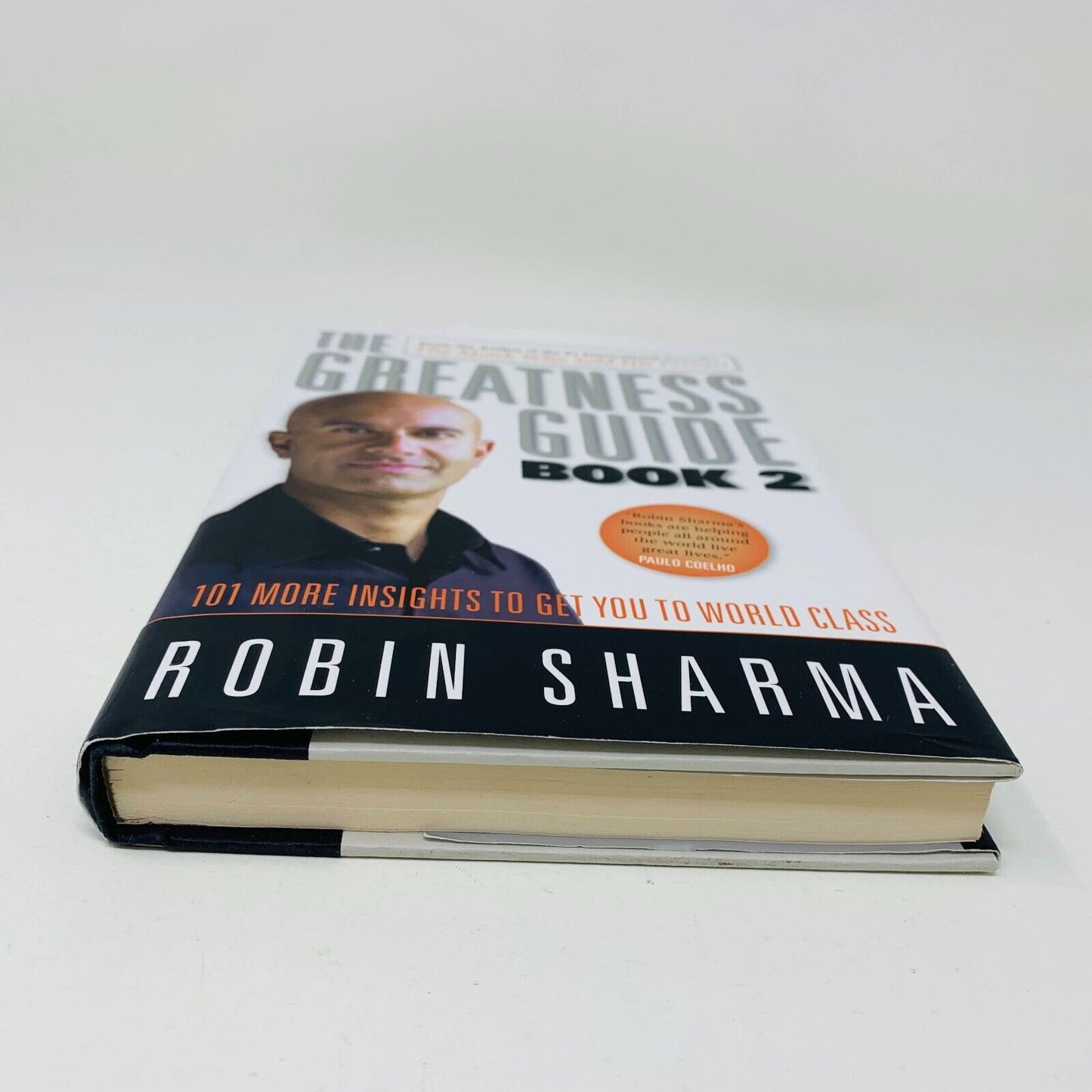 2007 The Greatness Guide Book 2 by Robin Sharma Hardcover DJ Self-Help 1st Print