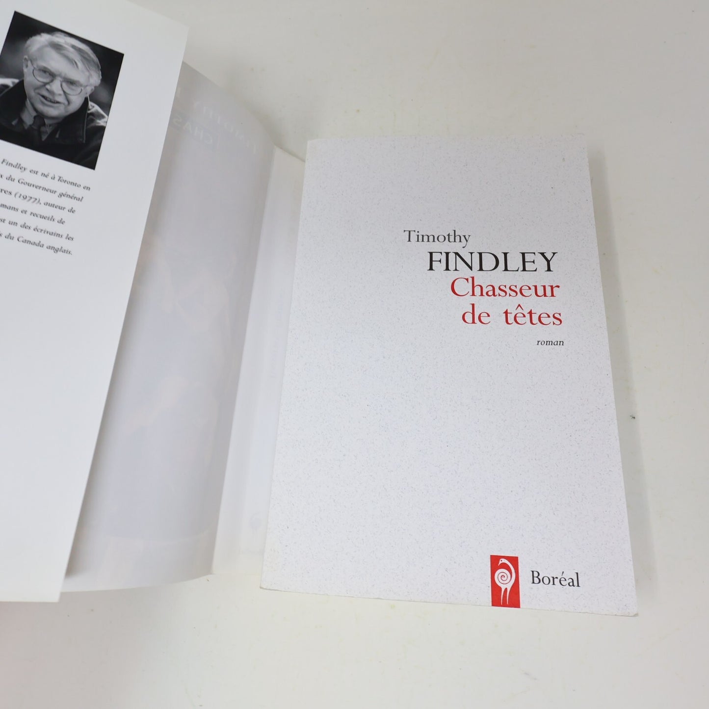 Timothy Findley Lot 2 Livres Pilgrim/Chasseur de Têtes Fiction Historique French
