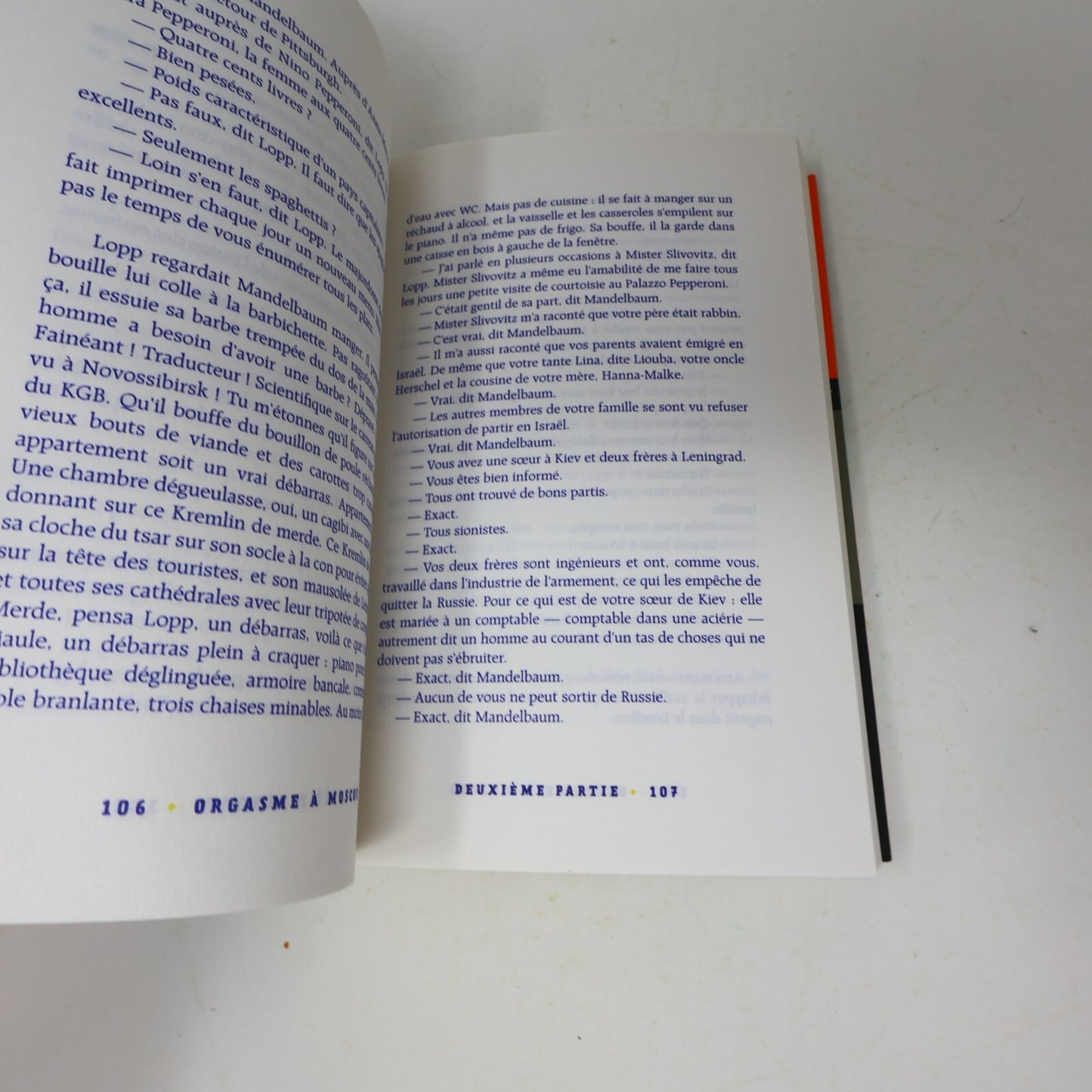 2013 Orgasme à Moscou Edgar Hilsenrath Espionnage Humour Attila Français Livre